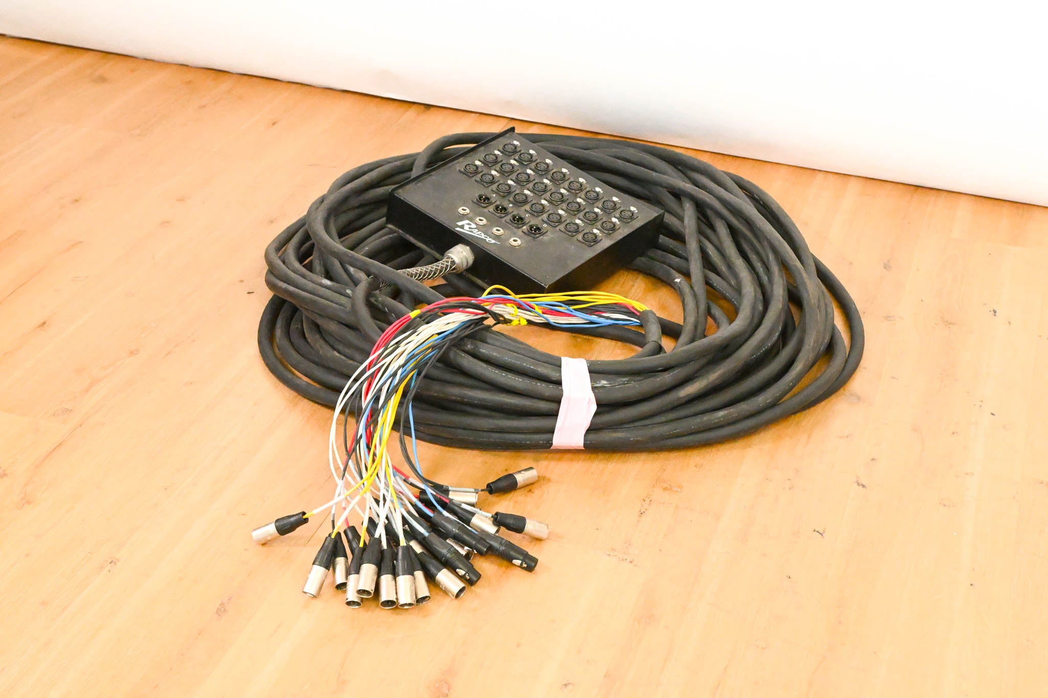 Rapco 24x8 Stage Snake (24x XLR Sends / 4x XLR & 4x TRS Returns) - 150'