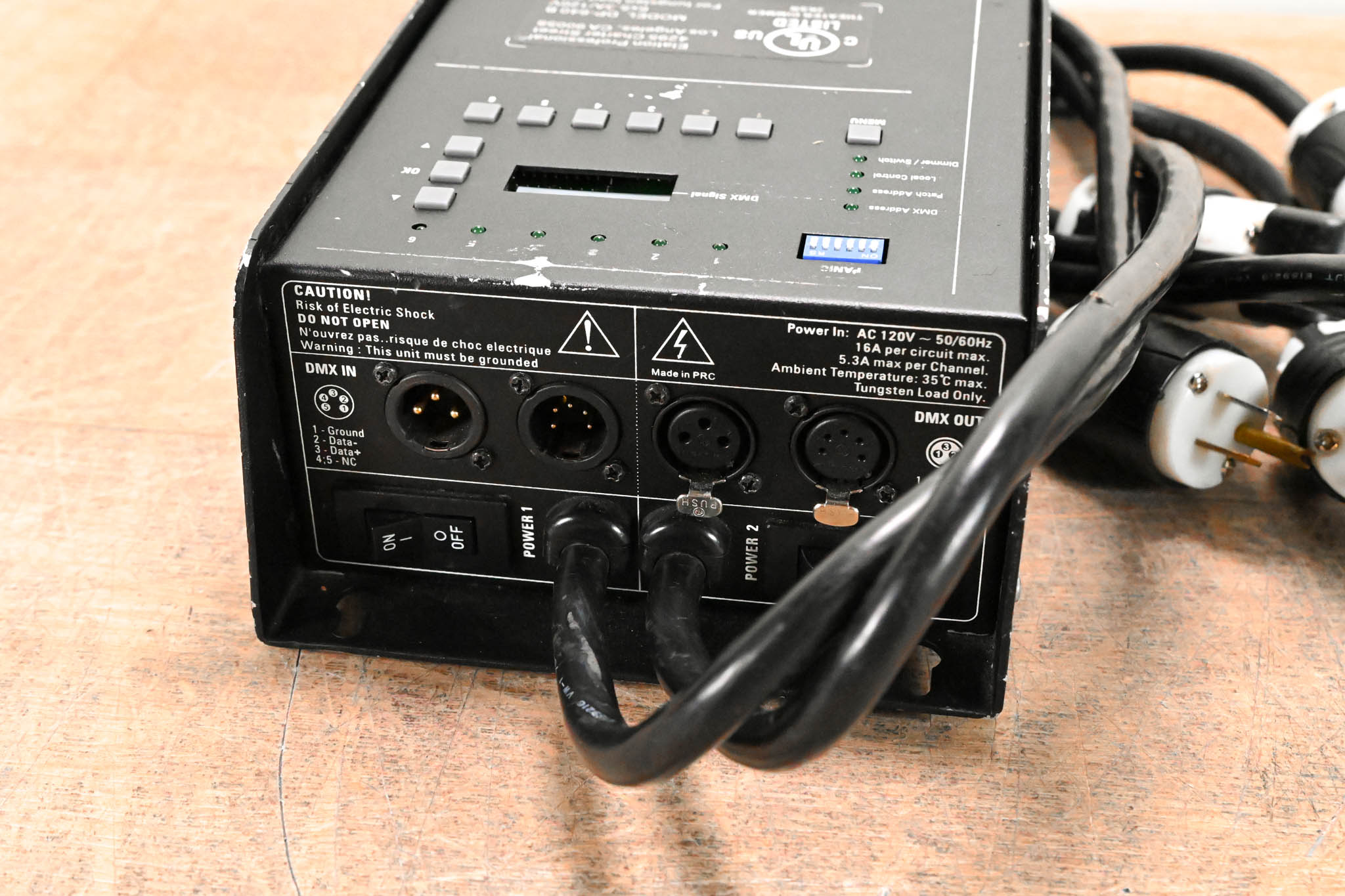 Elation DP-640B Hybrid 6-Channel DMX Dimmer/Switch Pack
