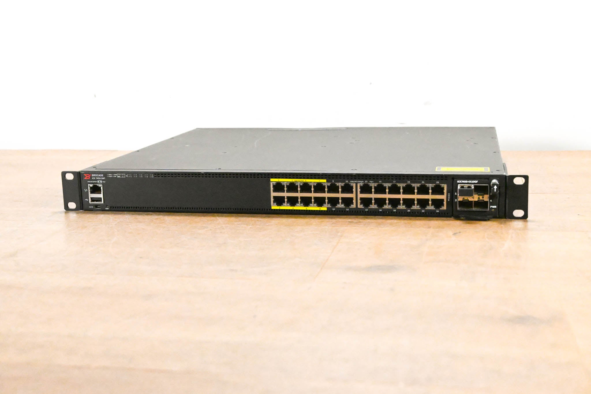 Brocade ICX-7450-24P Gigabit PoE+ Stackable Switch