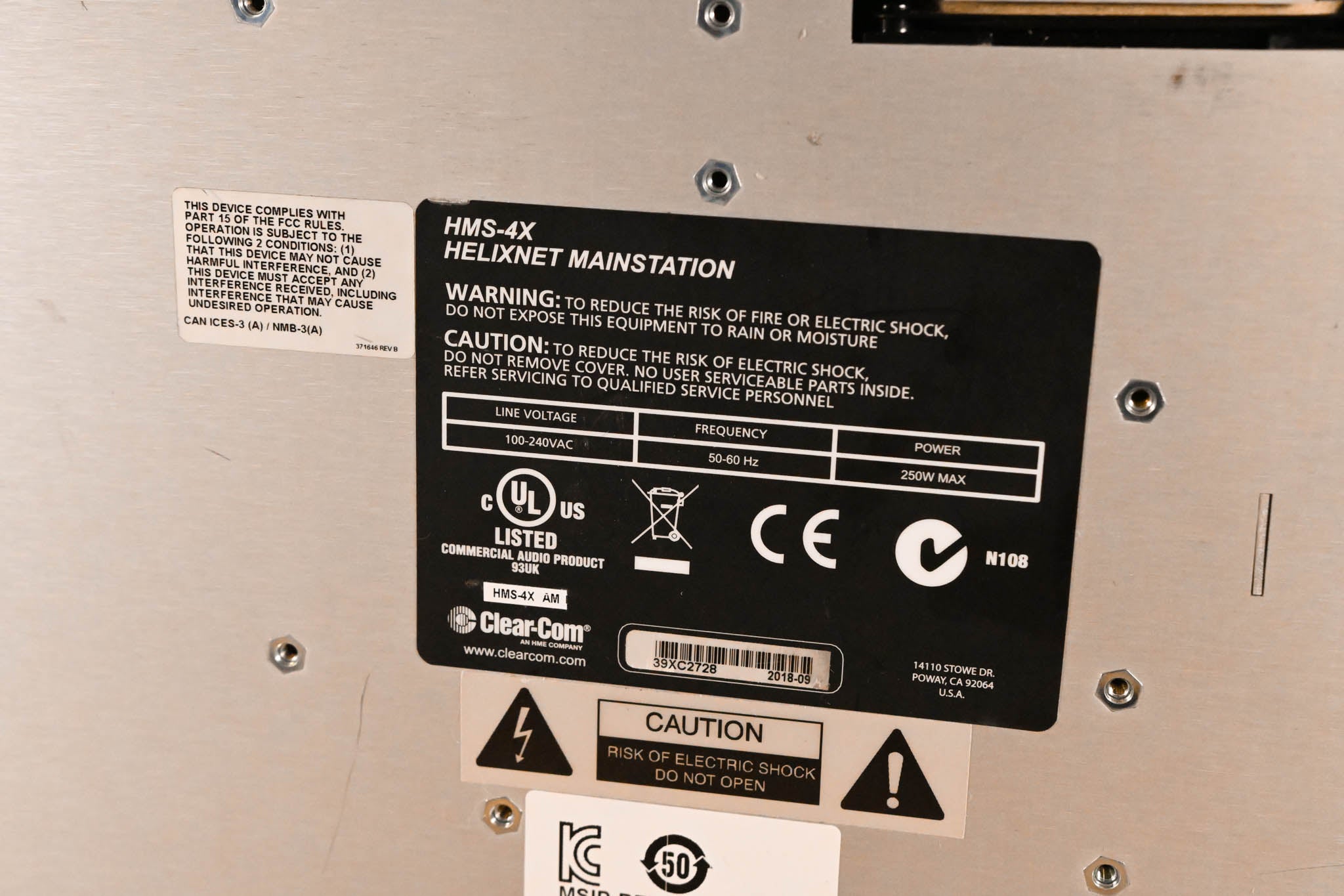 Clear-Com HelixNet HMS-4X 4-Channel Base Station