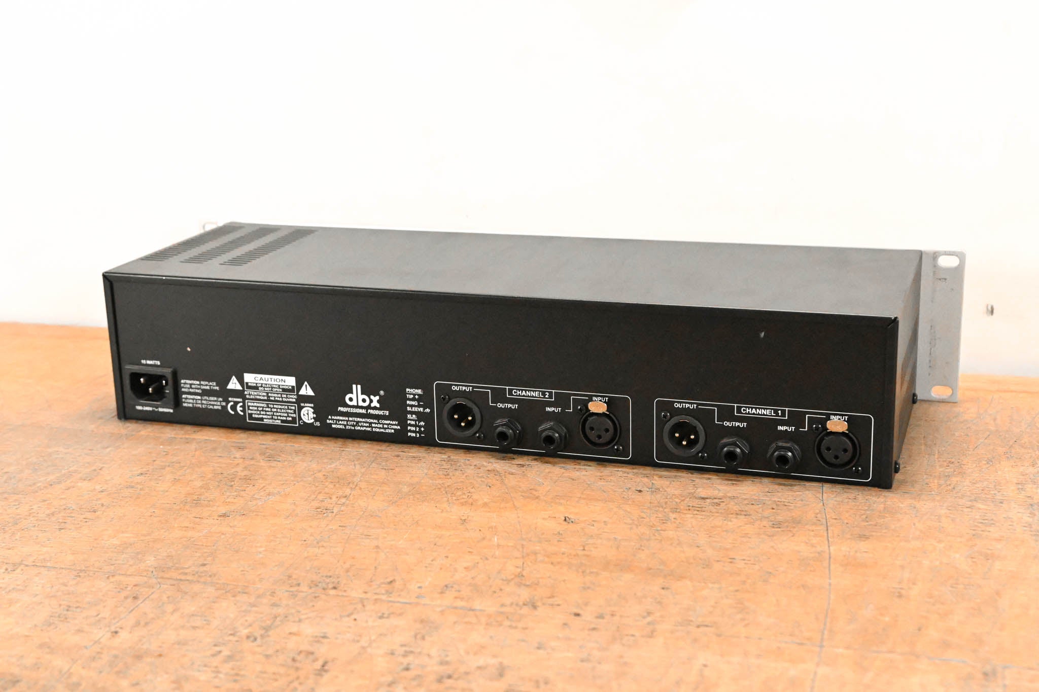 dbx 231s Two-Channel 31-Band Equalizer