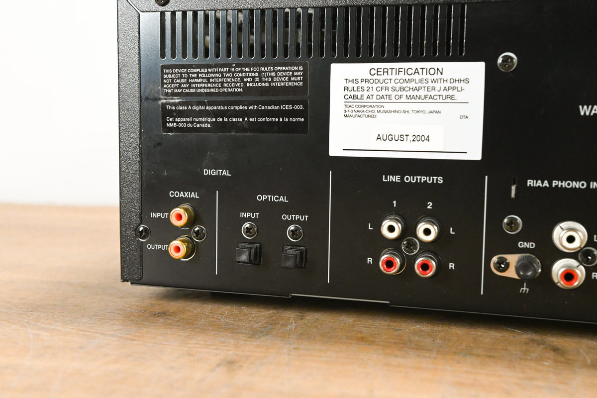 TASCAM CC-222 MKII CD Recorder / Cassette Combination Deck