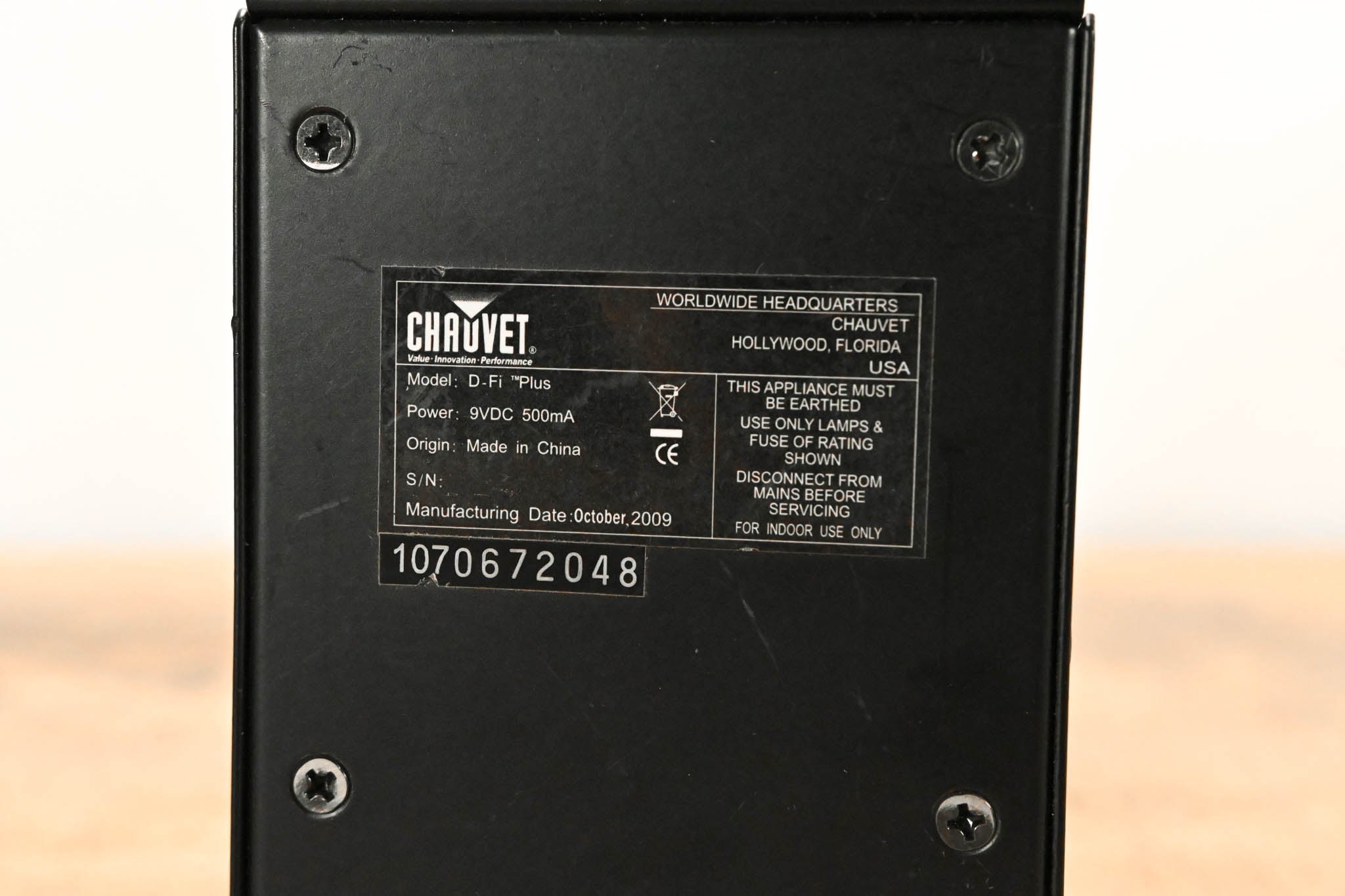 Chauvet D-Fi Plus Wireless DMX Transceiver (NO POWER SUPPLY)