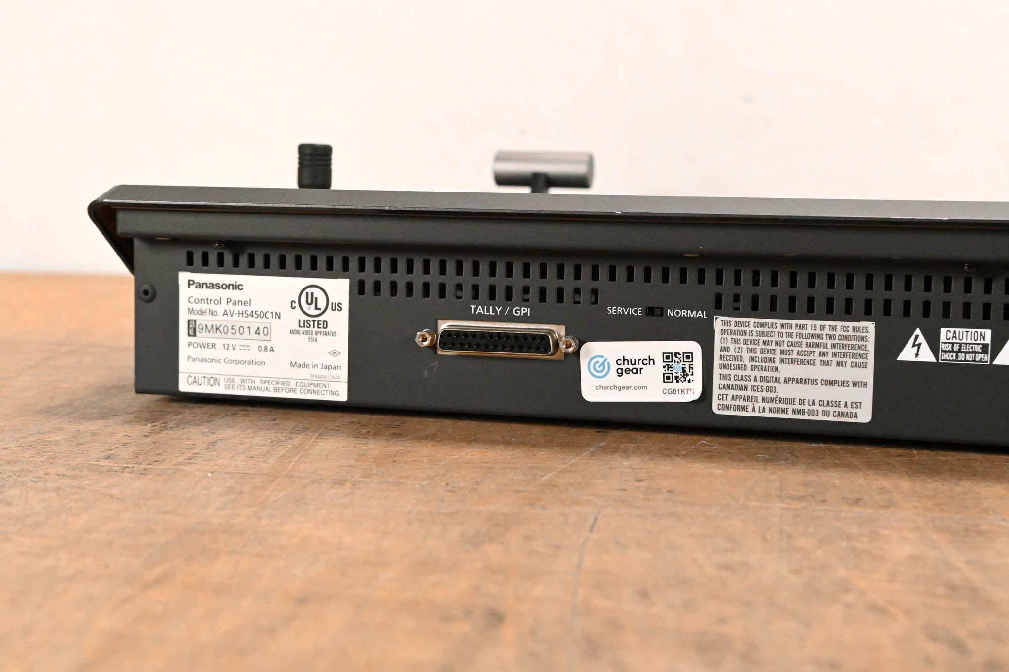 Panasonic AV-HS450C1N Control Panel for AV-HS450 Video Switcher (NO PSU)