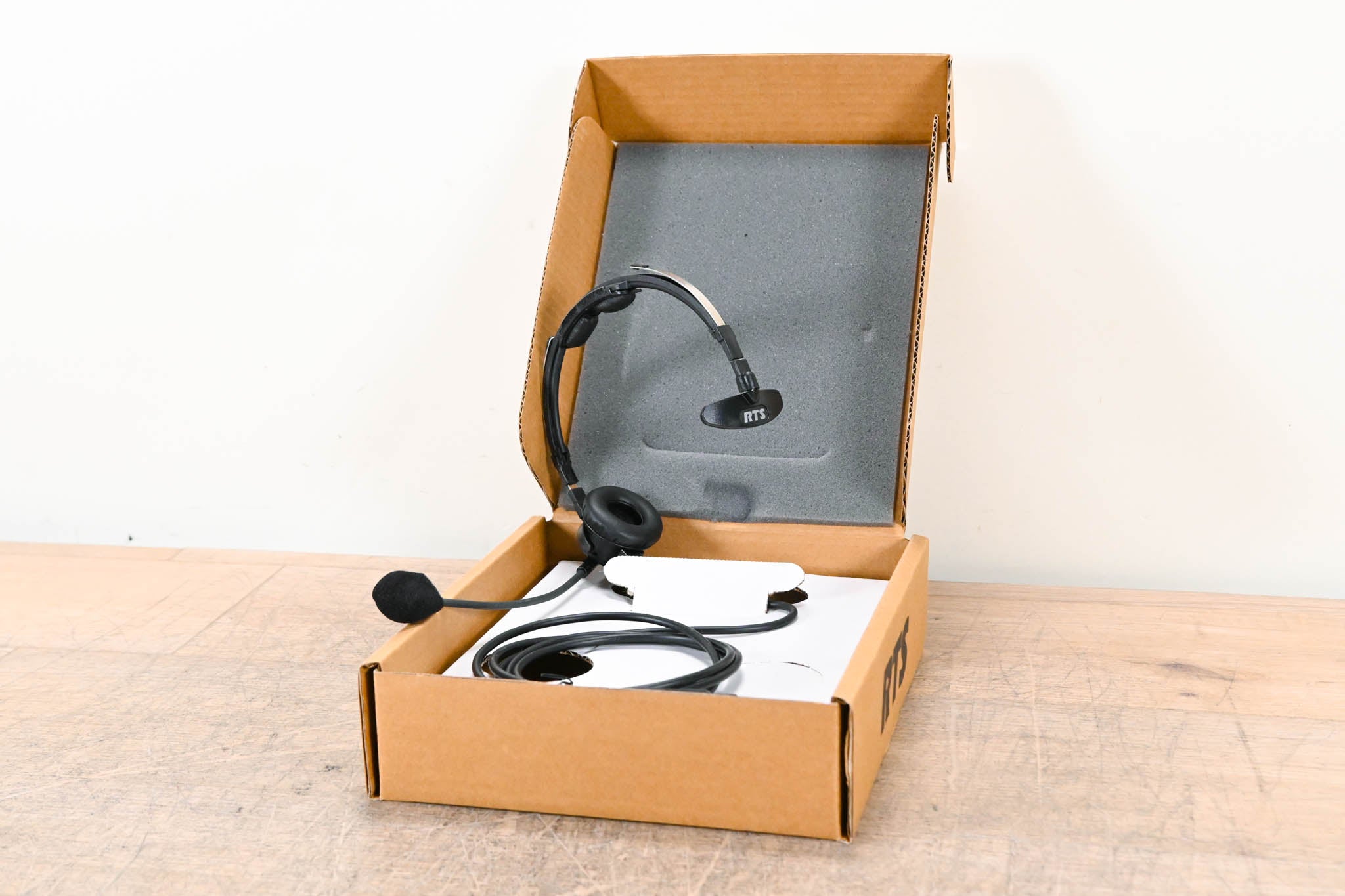 RTS LH-300-DM-A4F Single Side Microphone Headset