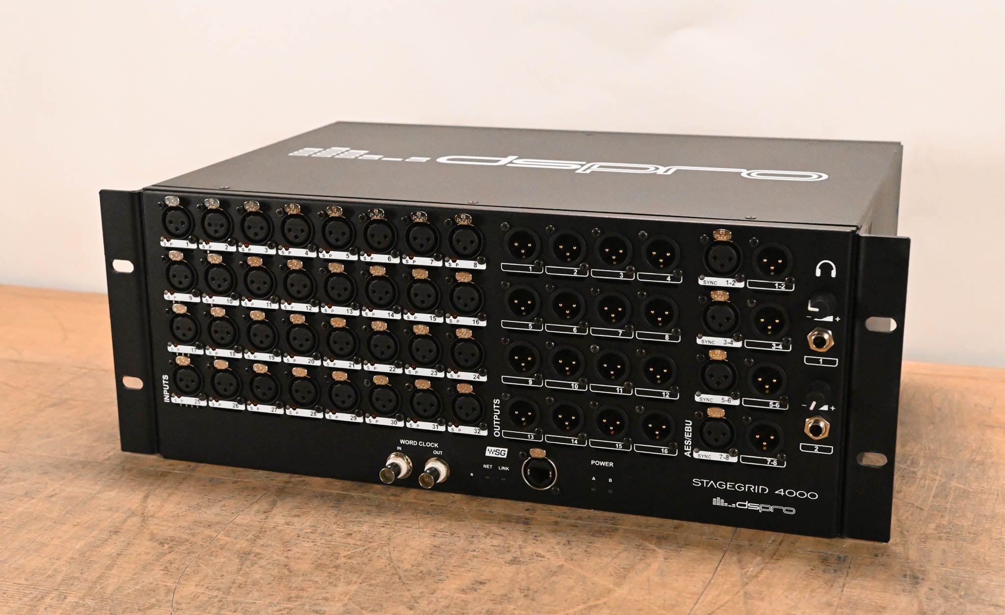 Waves DSPRO StageGrid 4000 32-in / 16-out Digital SoundGrid Stagebox