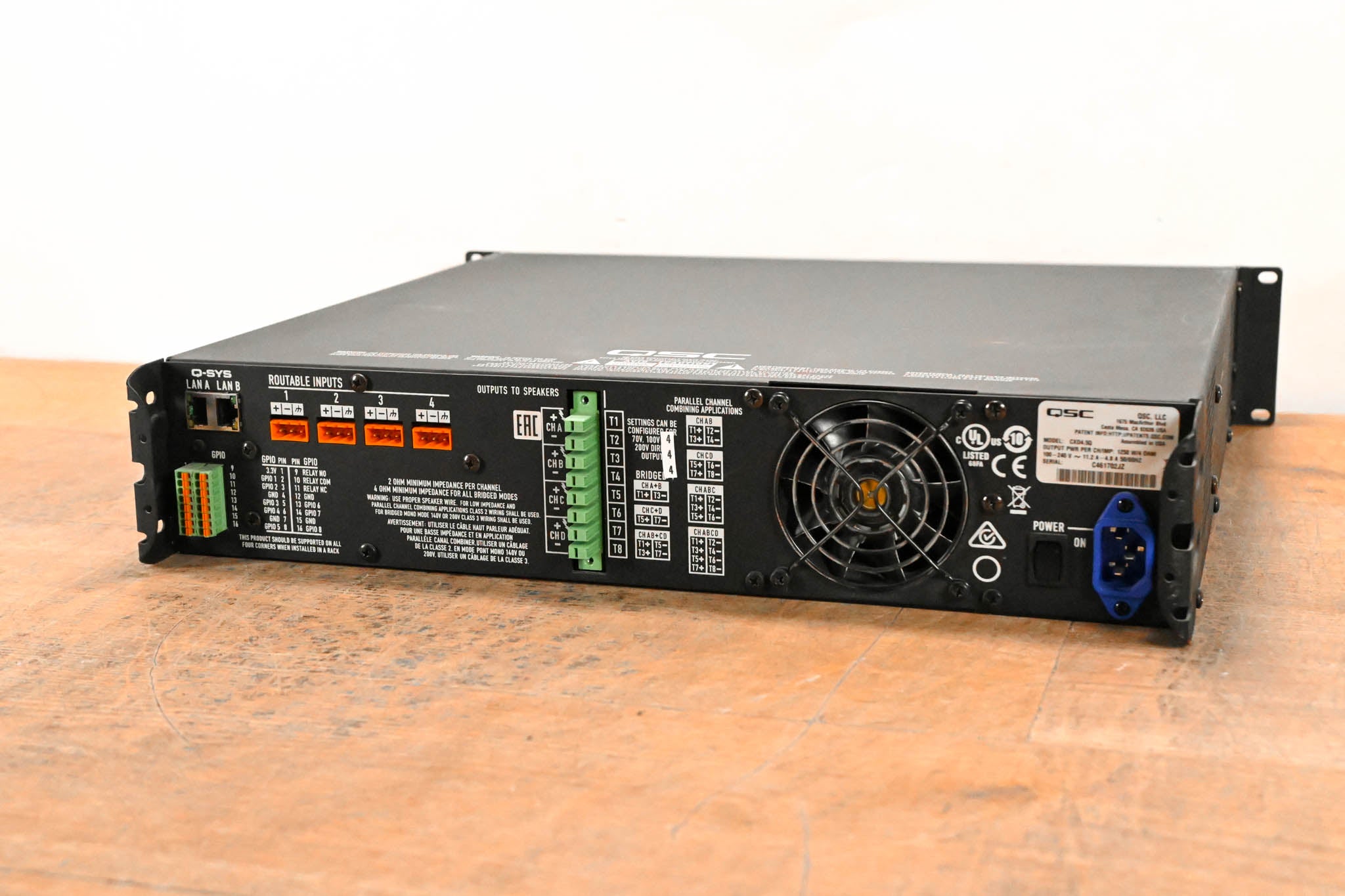 QSC CXD4.5Q 4-Channel Network Amplifier