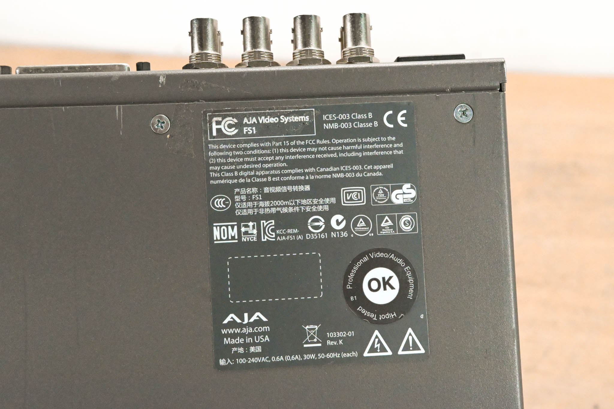 AJA FS1 Frame Synchronizer and Bi-Directional Converter