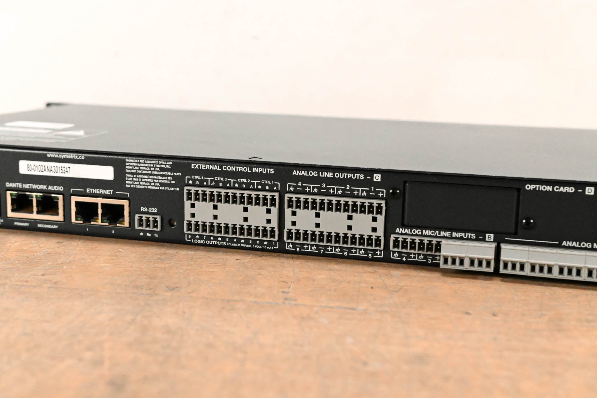 Symetrix SymNet Radius 12x8 EX Digital Signal Processor