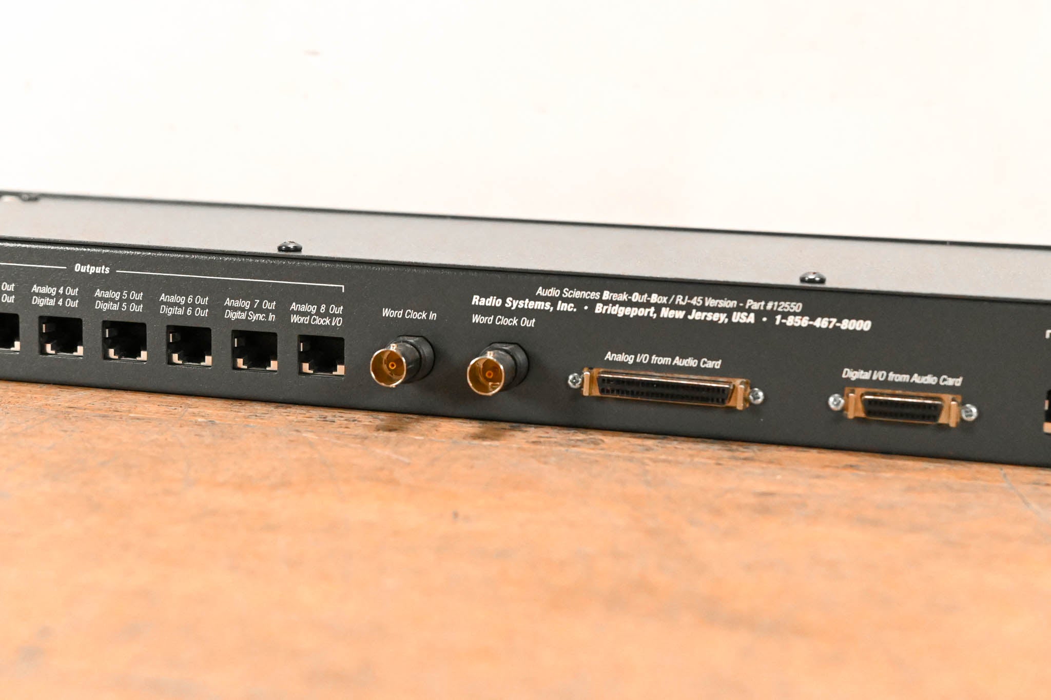 AudioScience StudioHub+ Break Out Box – CAT5 / RJ45 Audio Wiring Module