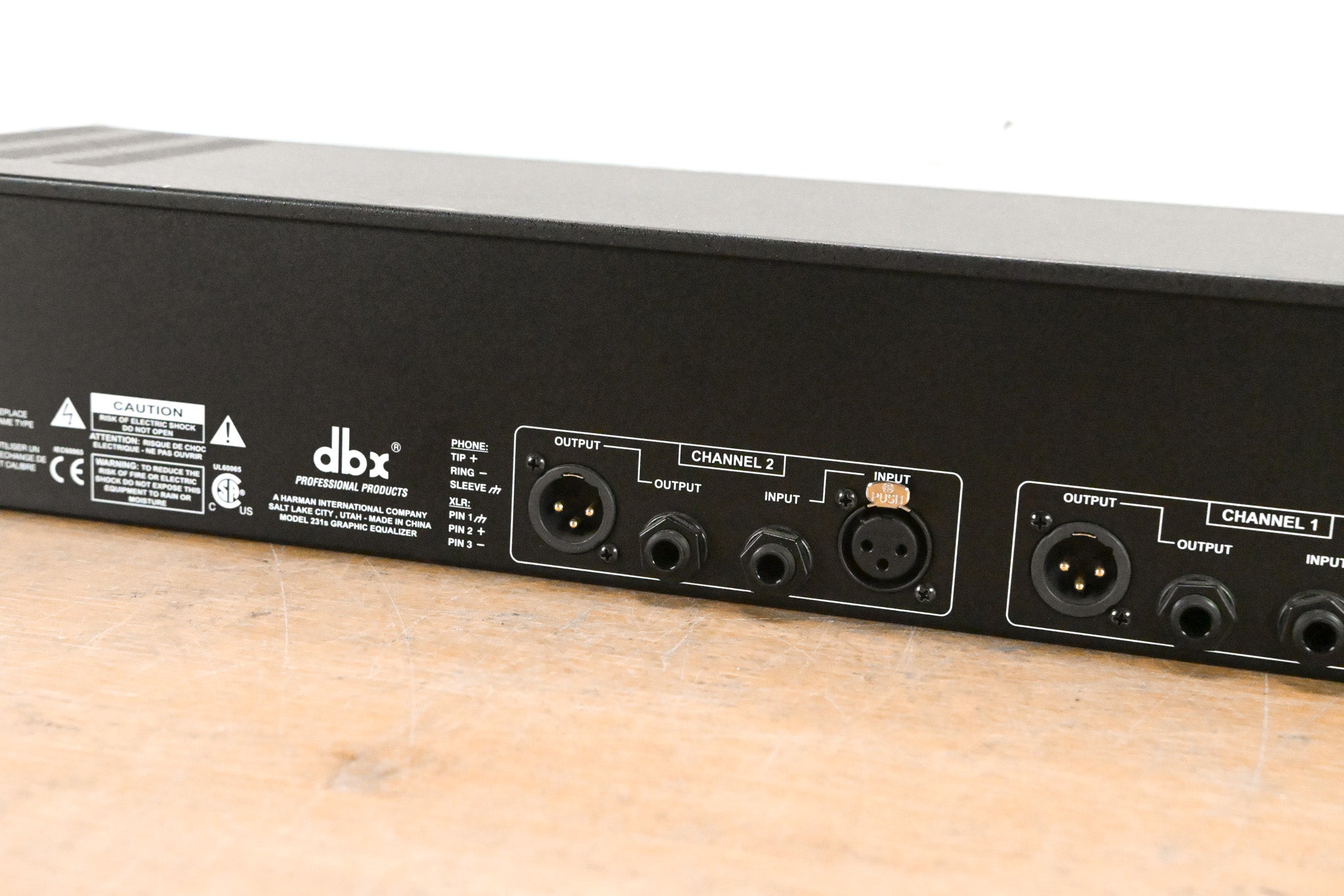 dbx 231s Two-Channel 31-Band Equalizer