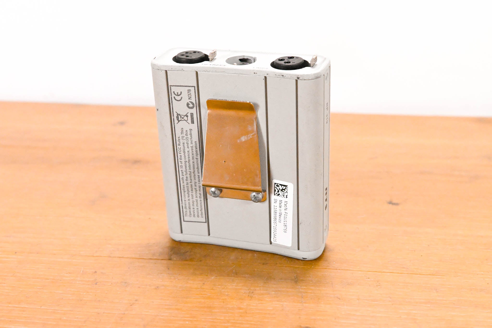 RTS BP-319 Single-Channel Beltpack with A4F Connector