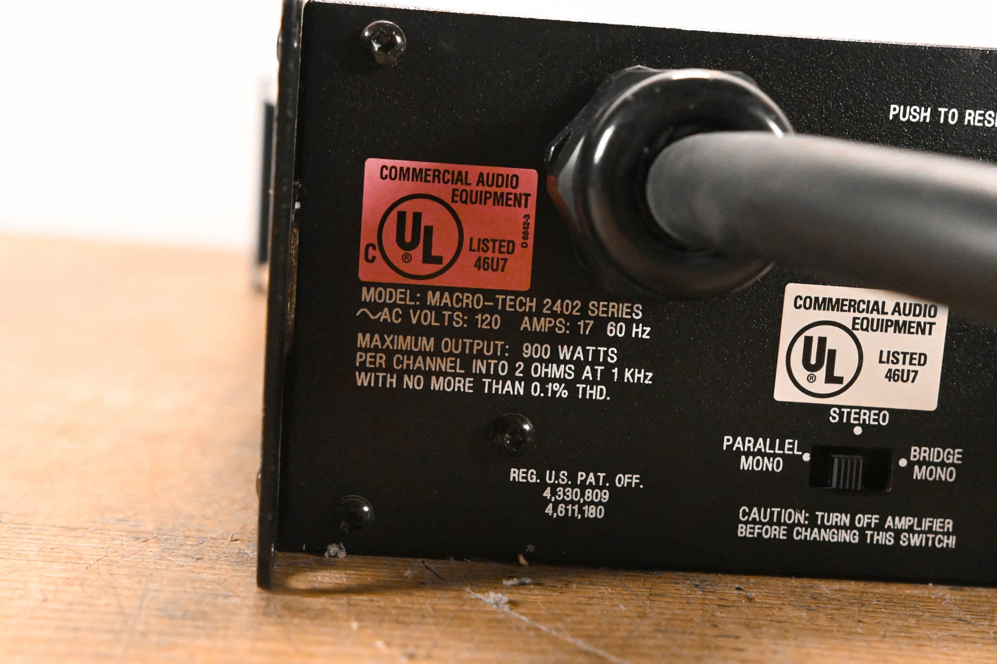 Crown Macro-Tech 2402 2-Channel Power Amplifier