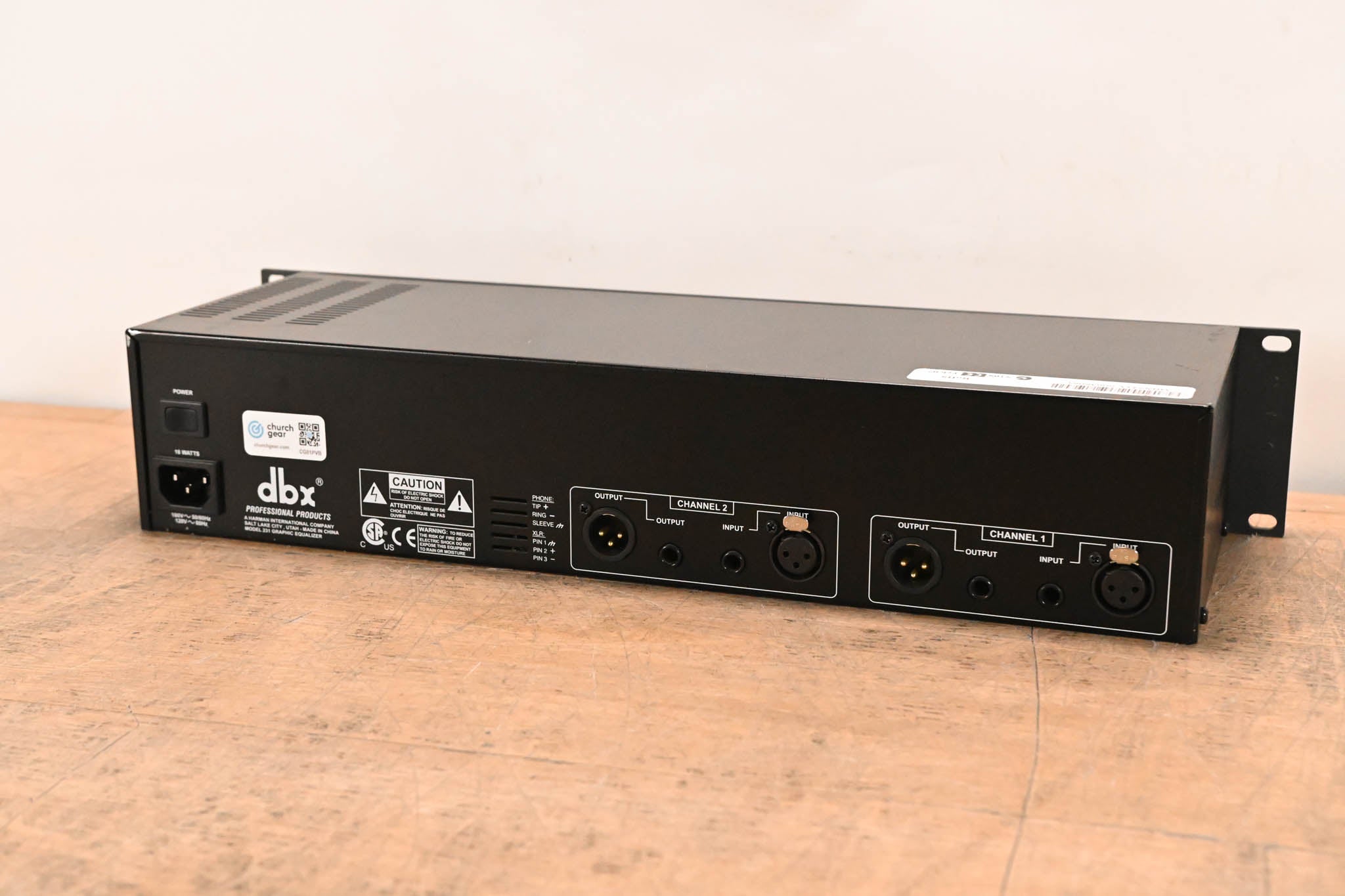dbx 231 Dual-Channel 31-Band Graphic Equalizer