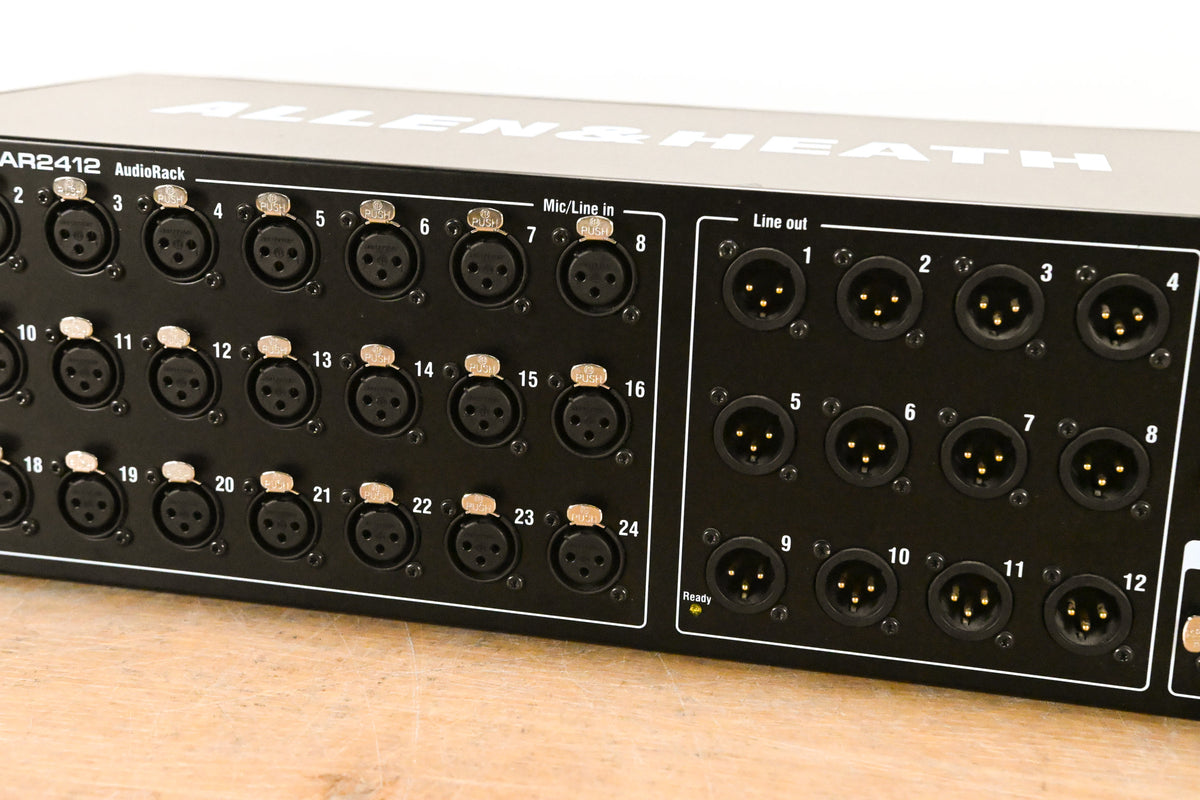 Allen & Heath AR2412 24x12 AudioRack for Qu, Avantis, and SQ Mixers