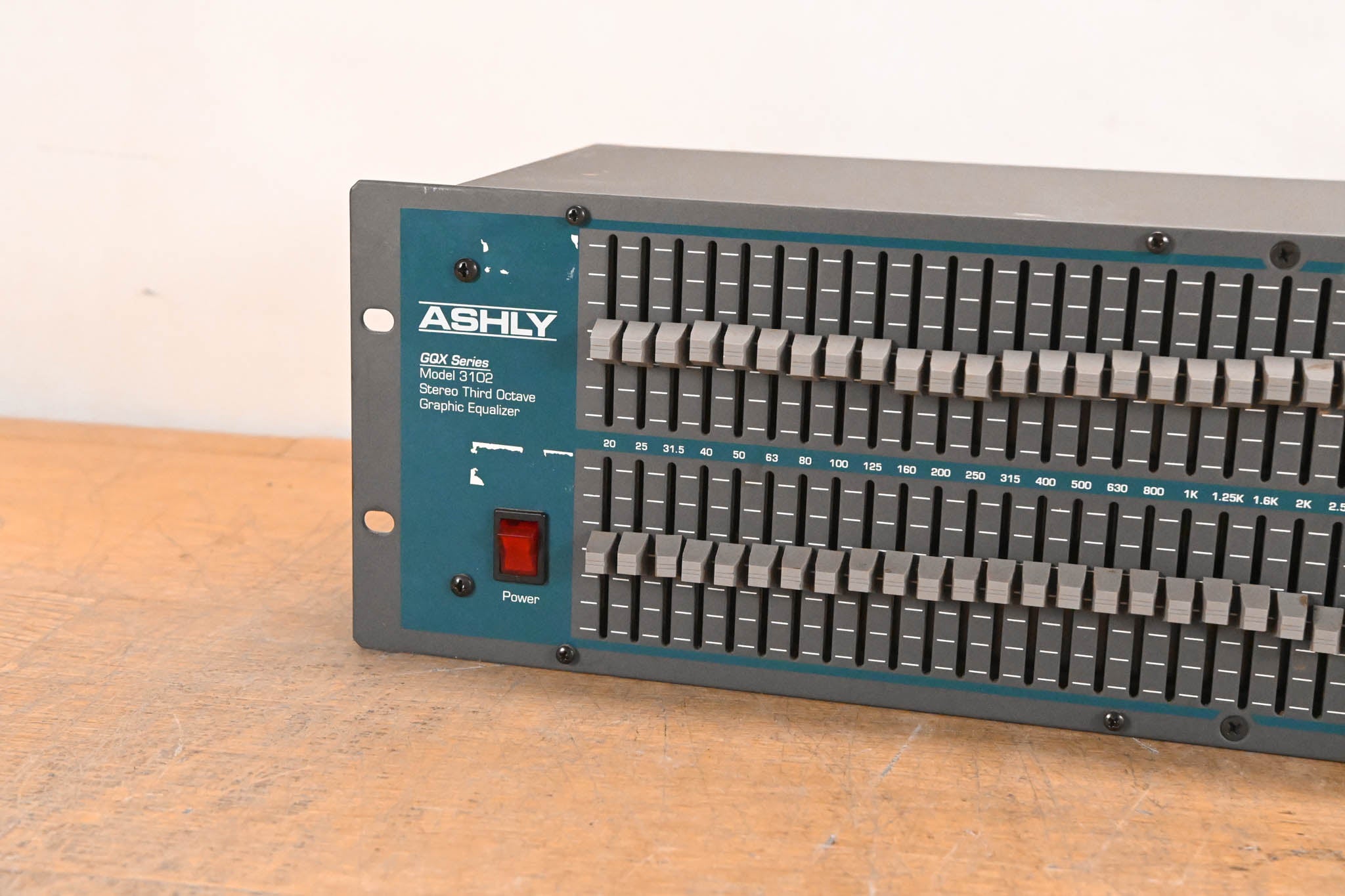 Ashly GQX-3102 2-Channel 31-Band Graphic Equalizer CG01WXF