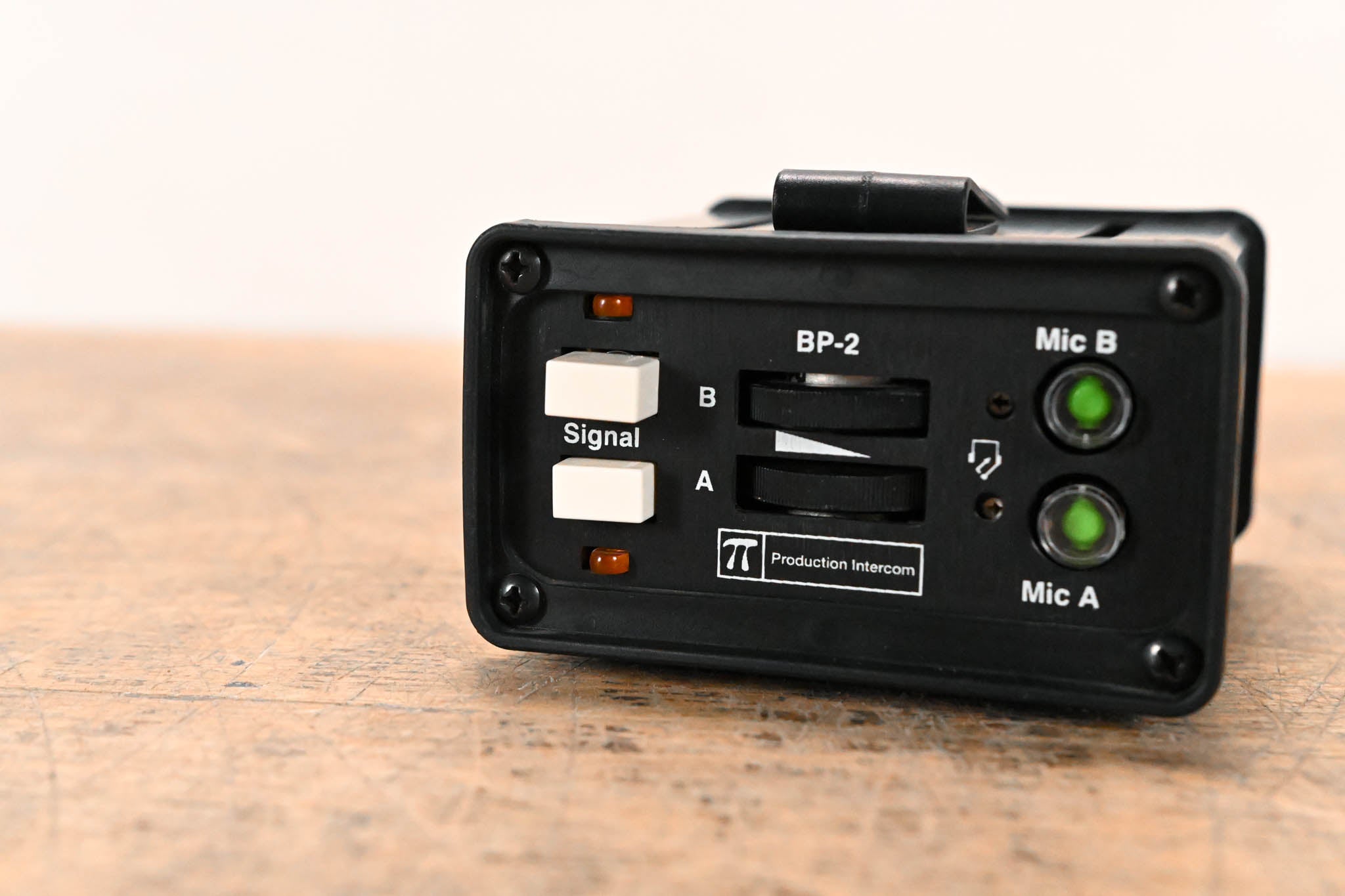 Production Intercom BP-2 2-Channel Headset Station Belt Pack