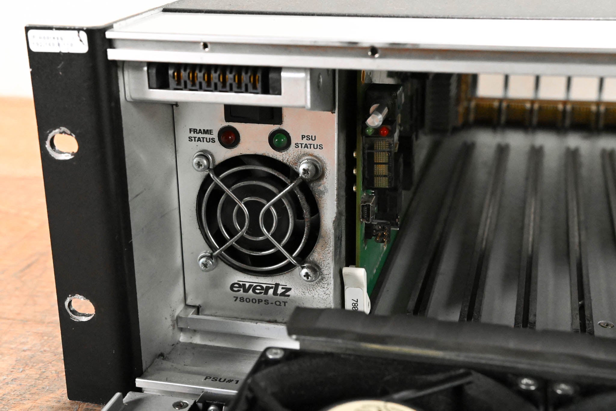 Evertz 7800FR-QT 3U Rack-Mountable Quiet Multiframe
