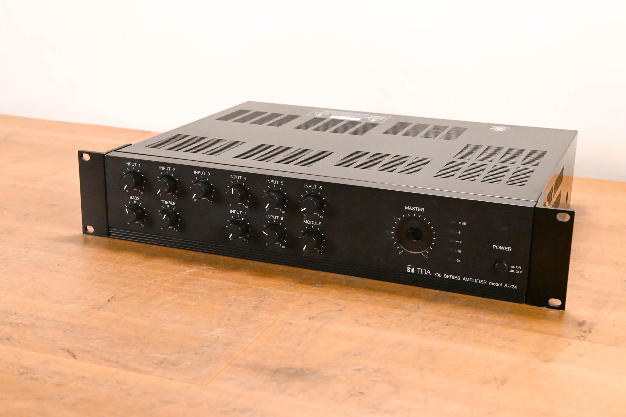 TOA A-724 240-Watt Rackmount Amplifier/Mixer