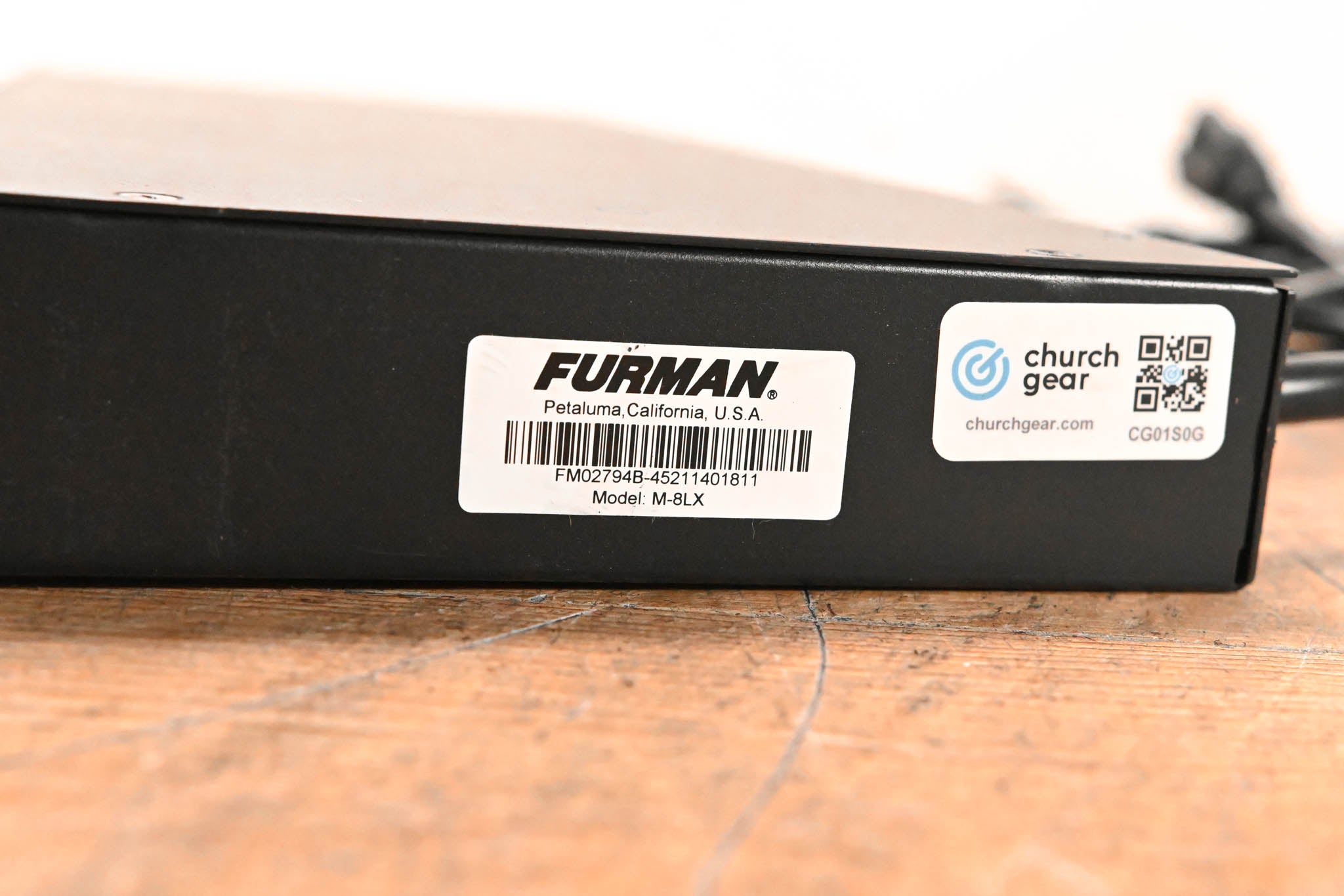 Furman M-8Lx 15A Merit Series Power Conditioner with Lights