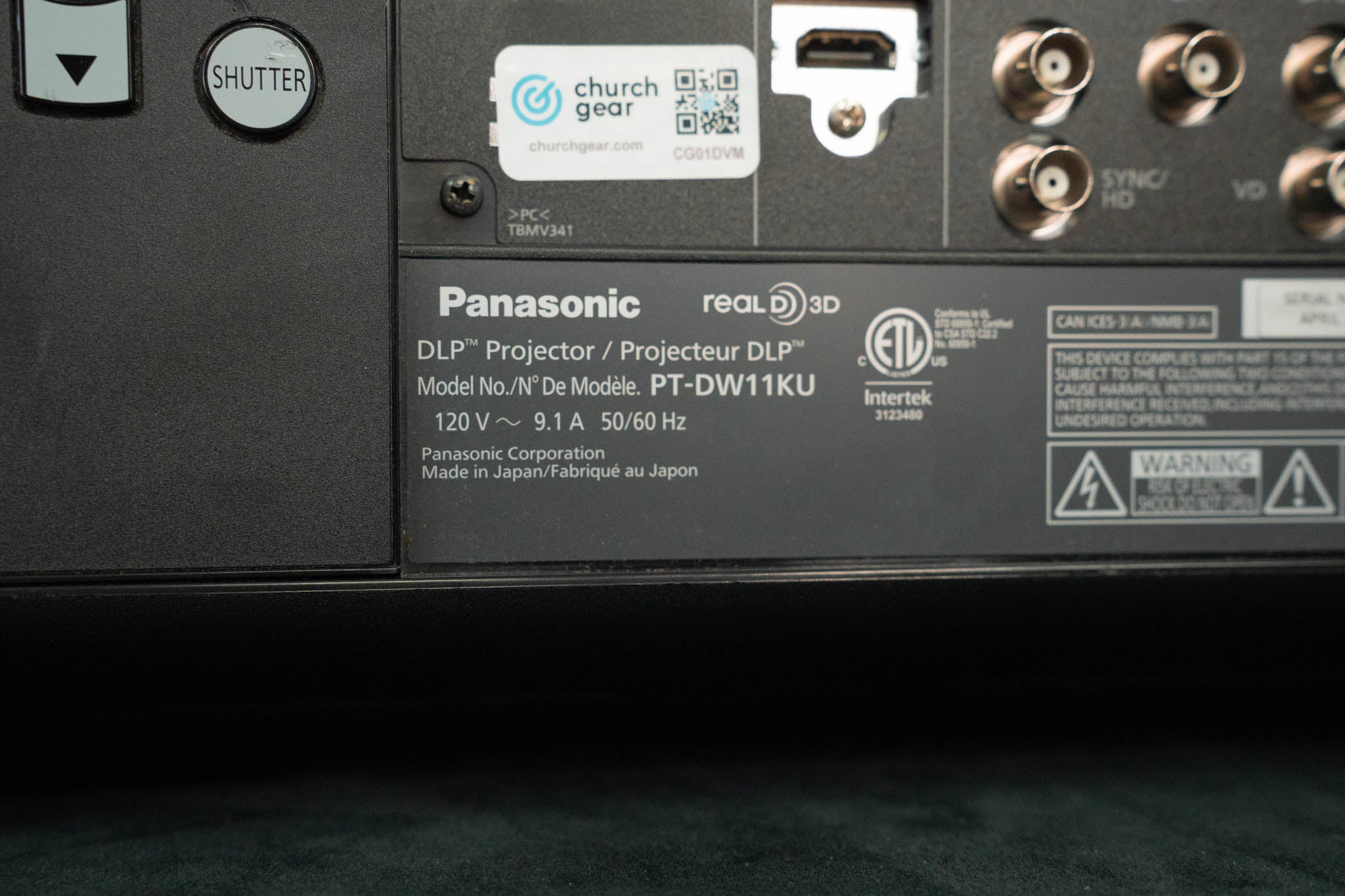 Panasonic PT-DW11K 11,000-Lumen WXGA Large Venue Projector