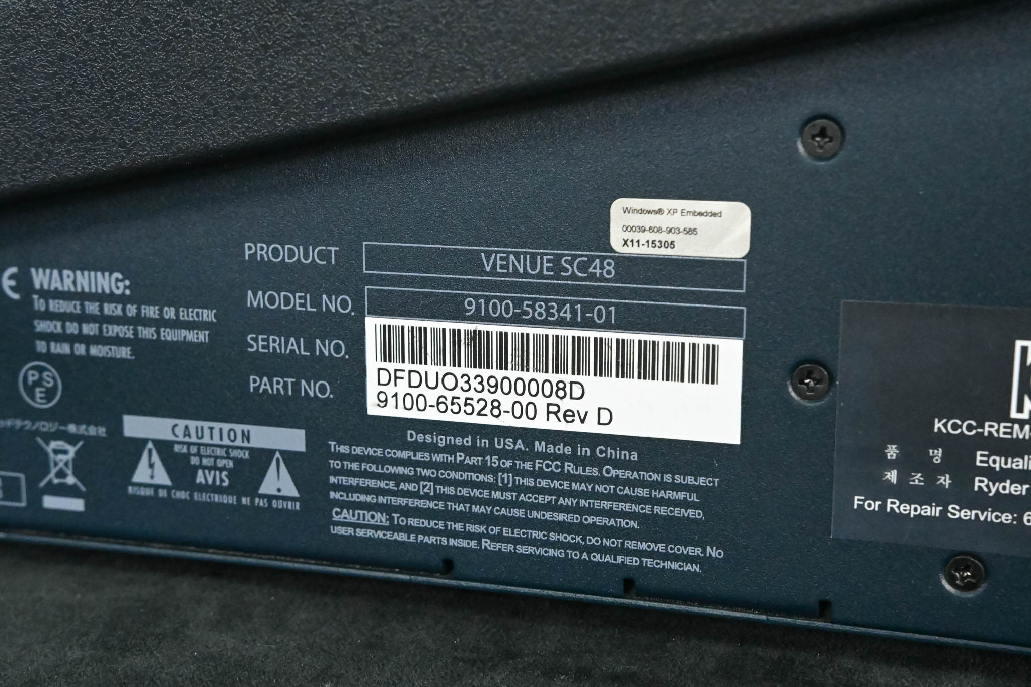 AVID Venue SC48 Digital Audio Mixing Console