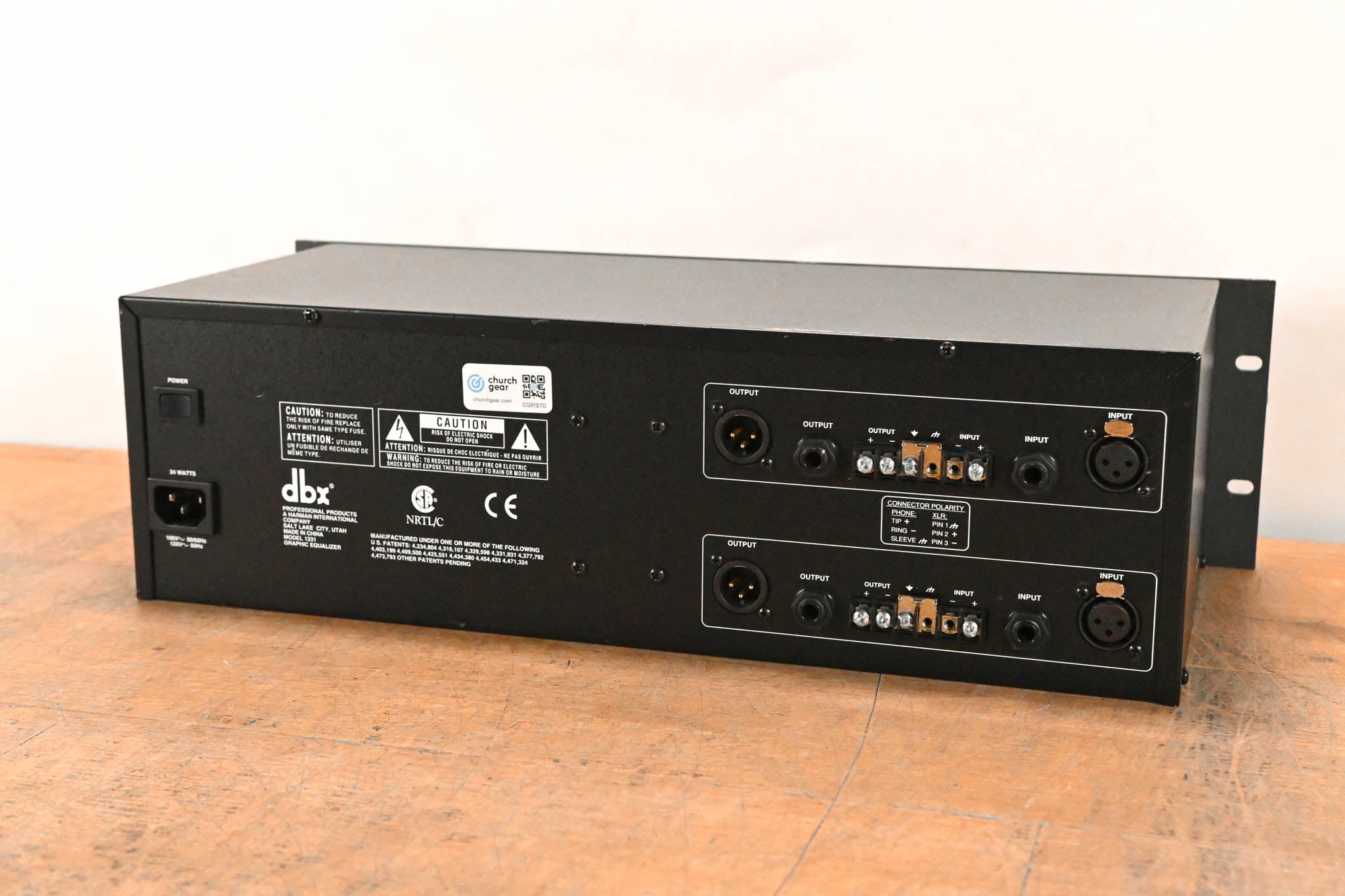 dbx 1231 Dual-Channel 31-Band Graphic Equalizer