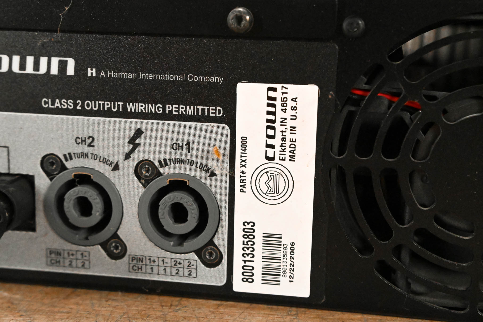 Crown XTi 4000 Stereo Power Amplifier with DSP
