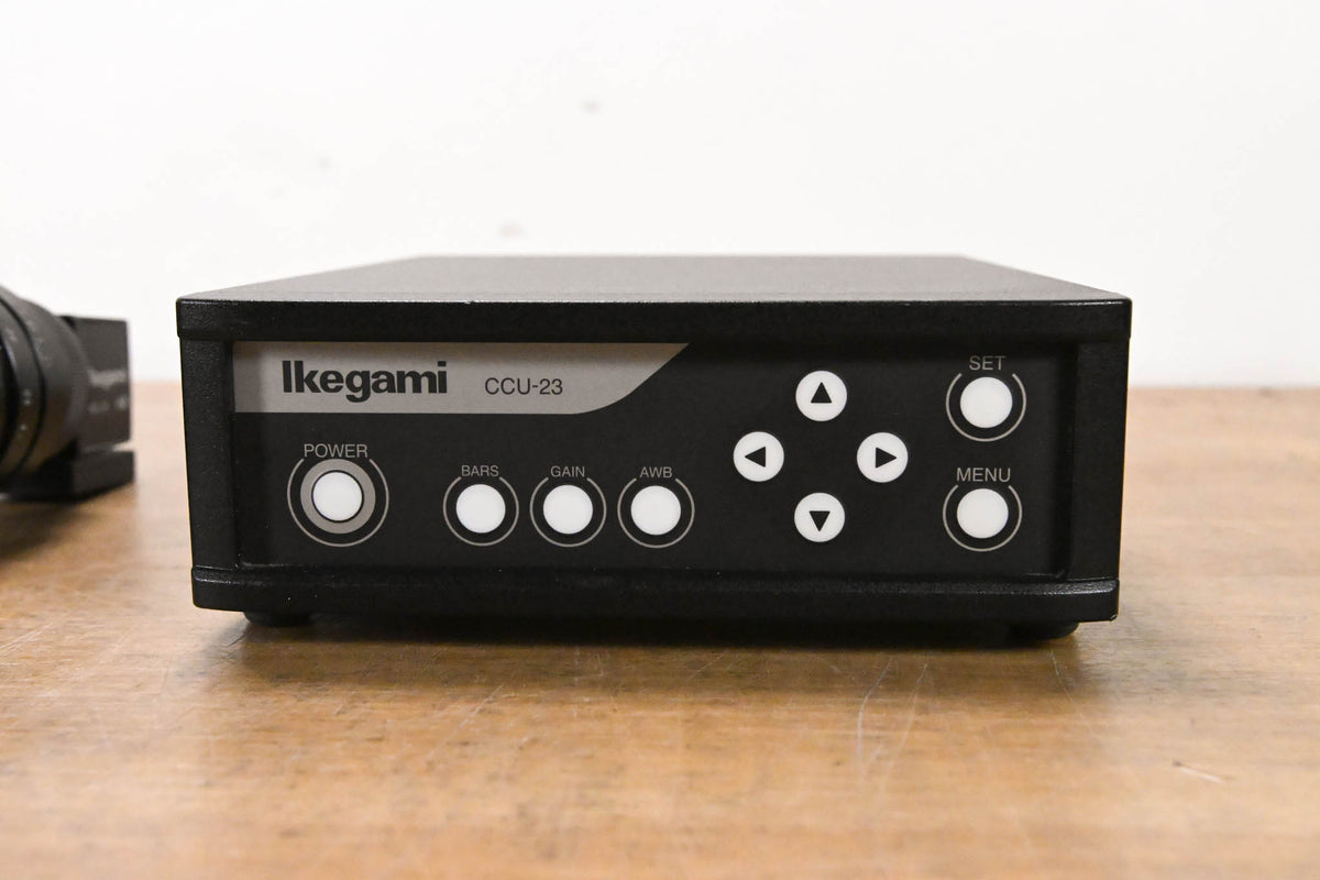 Ikegami HDL-23 Subminiature 3-CMOS HDTV Camera w/ CCU & Zoom Lens
