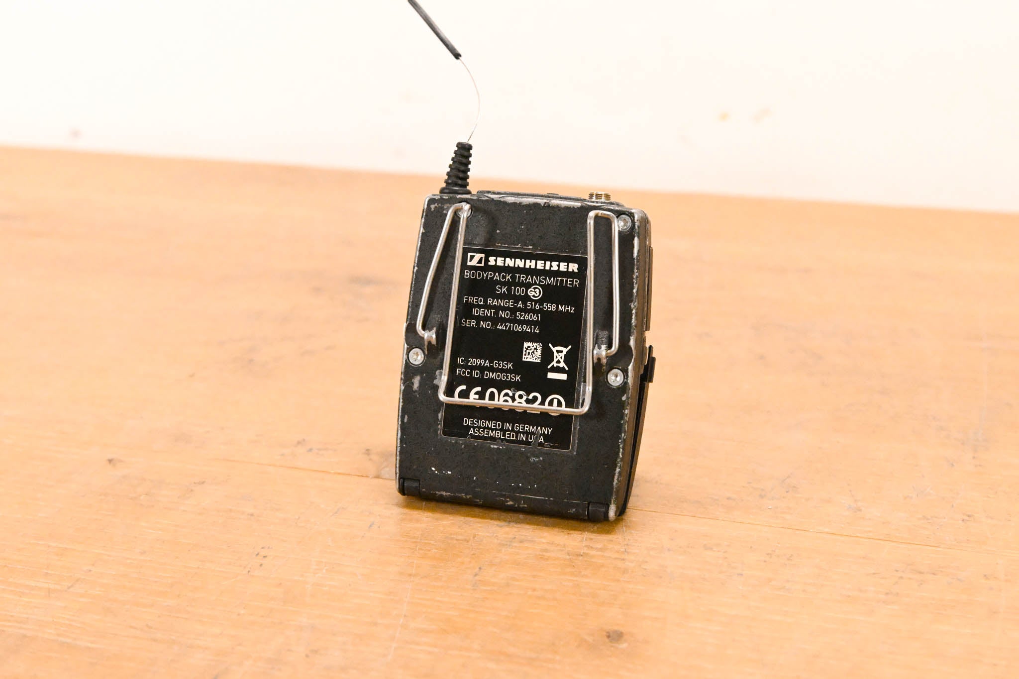 Sennheiser ew 100 G3 Bodypack Wireless System - A Range NO POWER SUPPLY