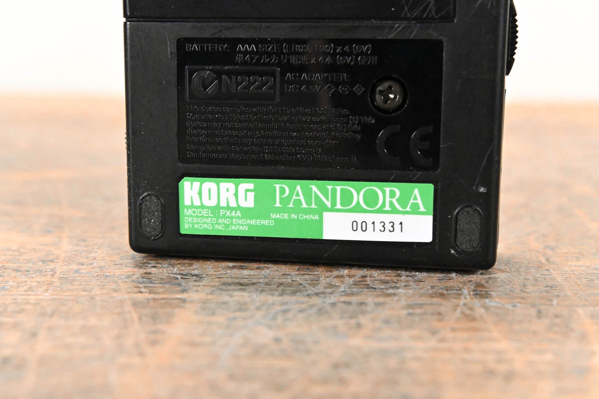 Korg Toneworks PX4A Pandora Multi-Effect Processor (NO POWER SUPPLY)