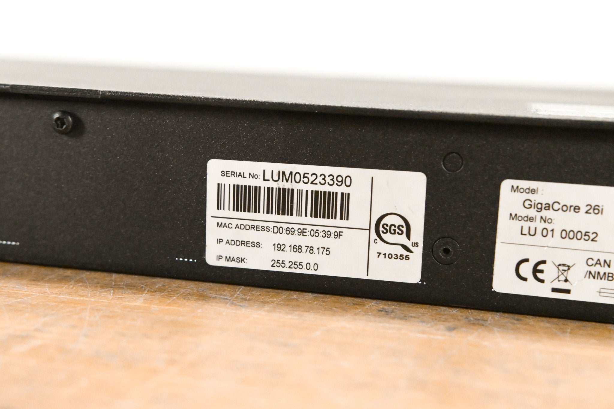 Luminex Gigacore 26i with PoE Gigabit Ethernet Switch