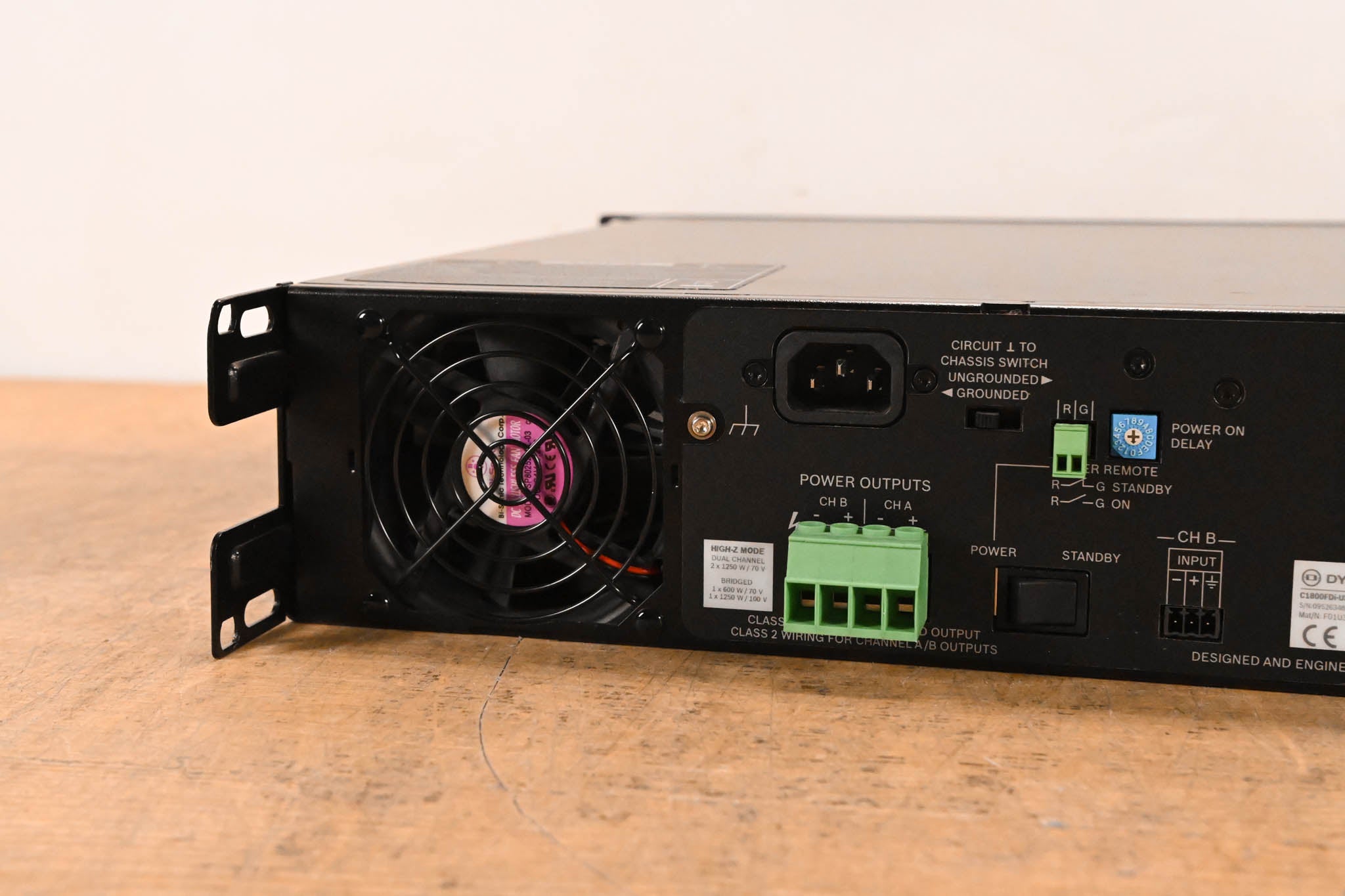 Dynacord C1800FDi 2-Channel 950W Power Amplifier with DSP