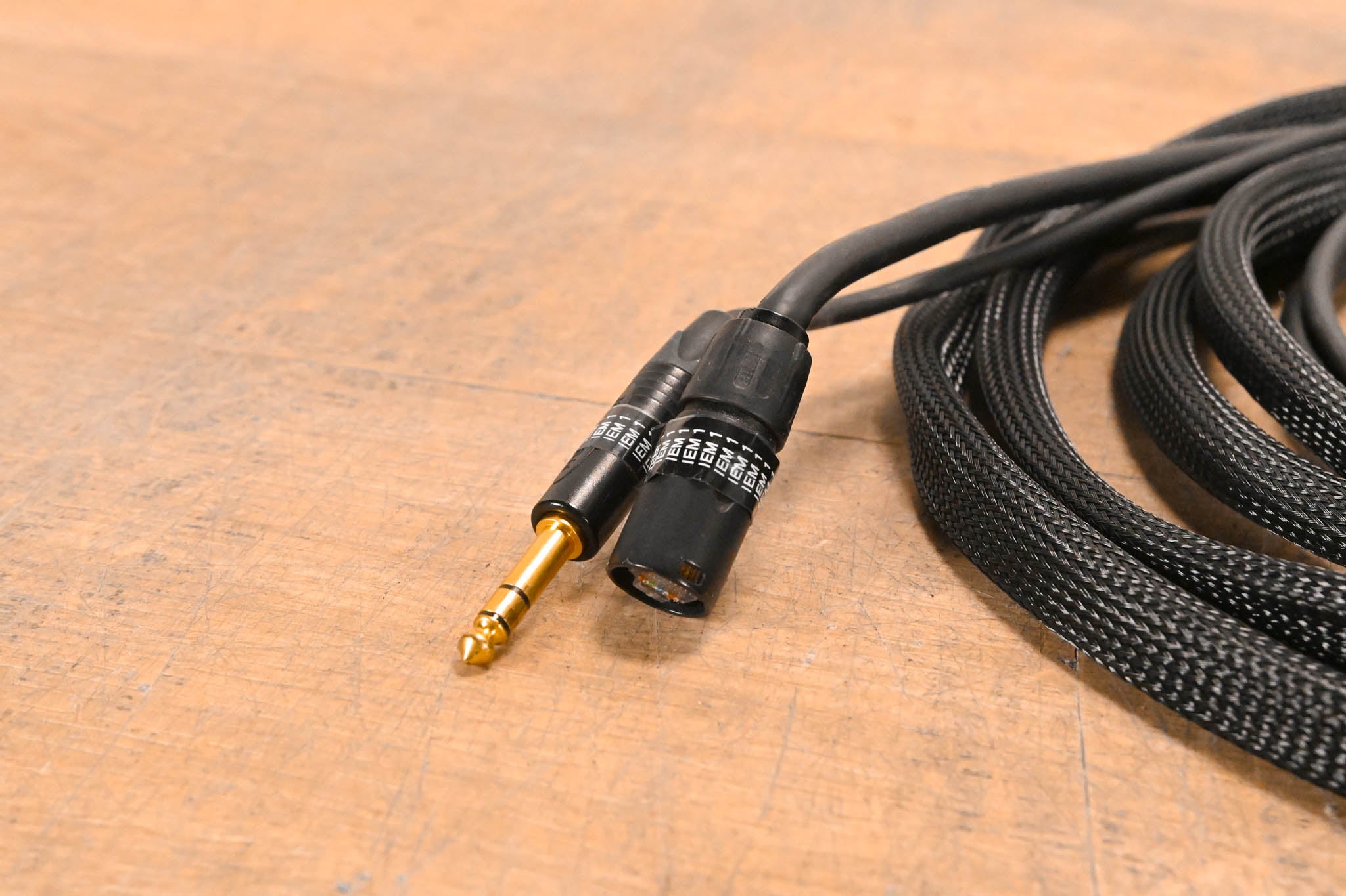 Unbranded 1/4" TRS and EtherCON RJ45 Loom - 15'