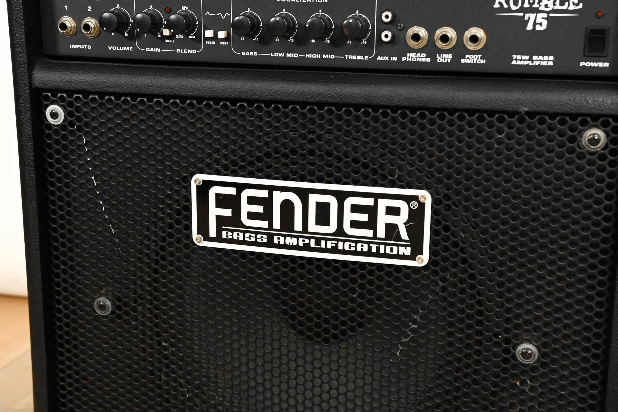 Fender Rumble 75 75W 1x12" Bass Combo Amplifier