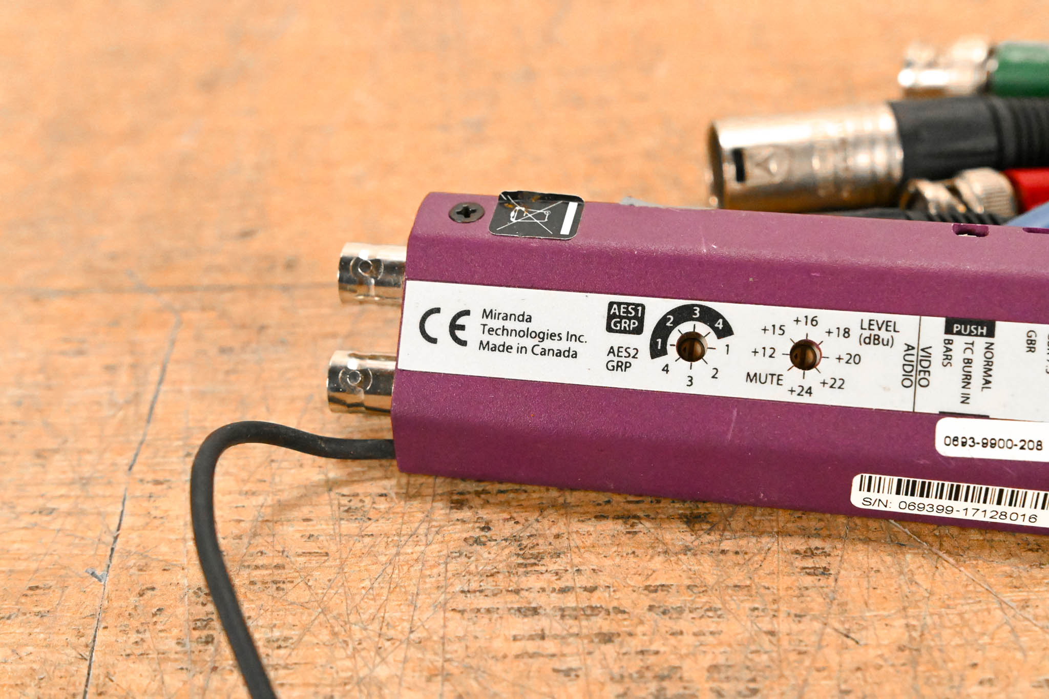 Miranda picoLink SDM-177p SDI to Analog w/ Balanced Stereo Audio(NO PSU)