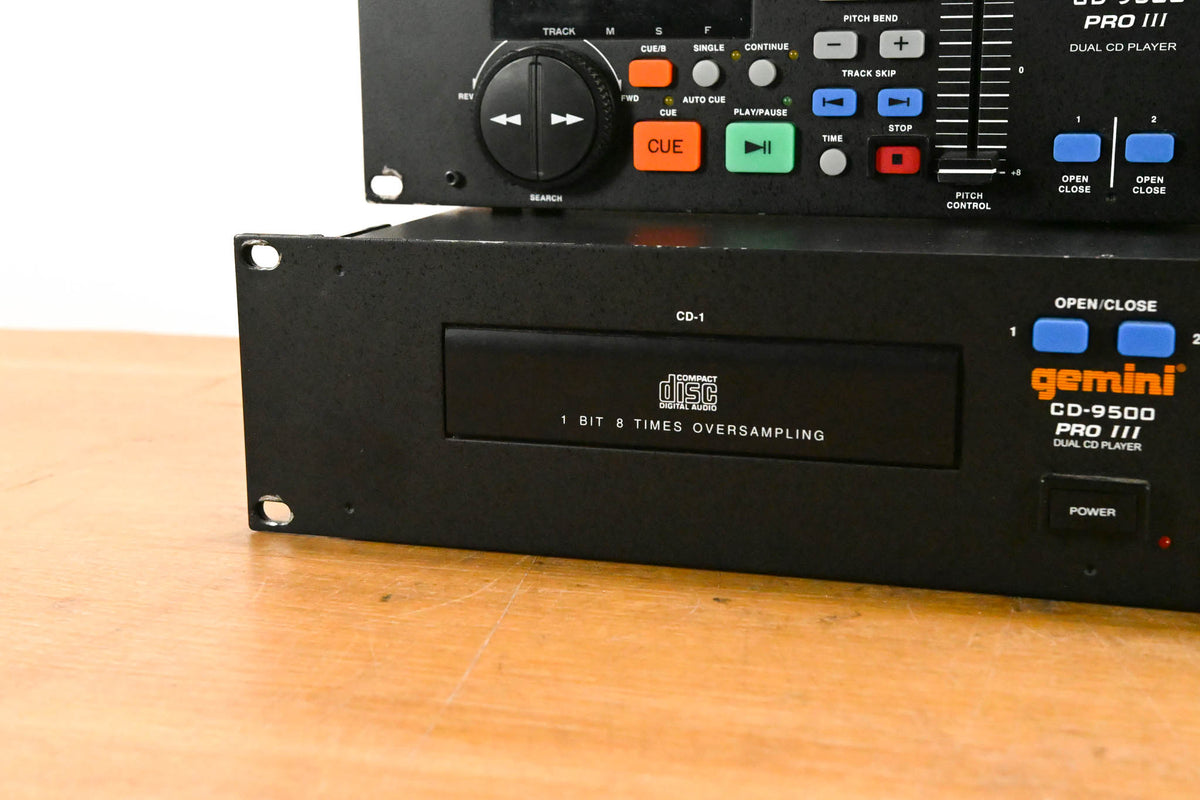 Gemini CD-9500 Pro III Dual CD Player with Controller