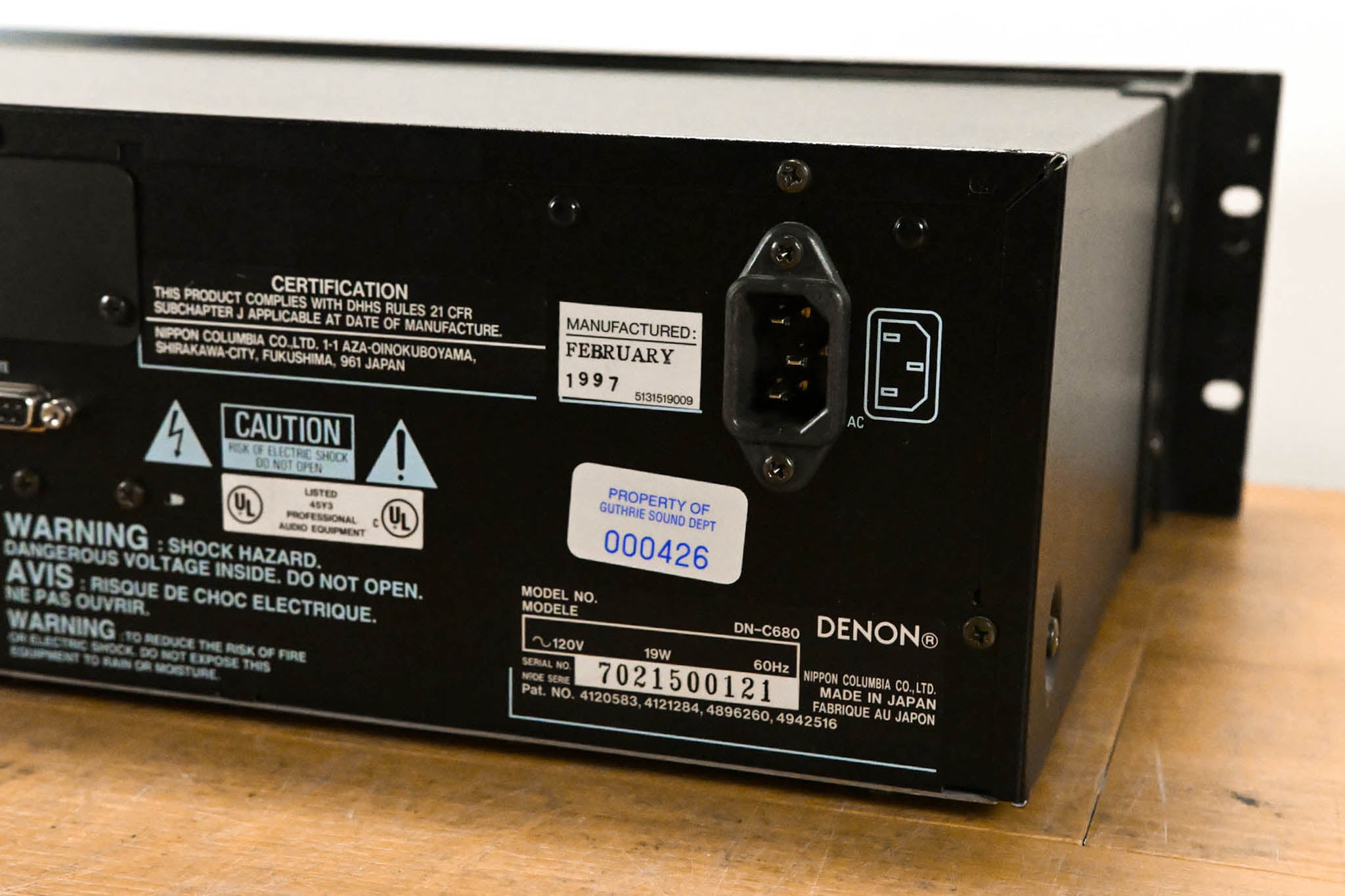 Denon DN-C680 Professional CD Player
