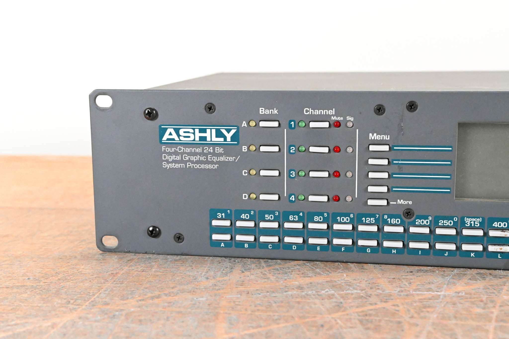 Ashly Protea System II 4.24G 4-Channel Digital Graphic Equalizer