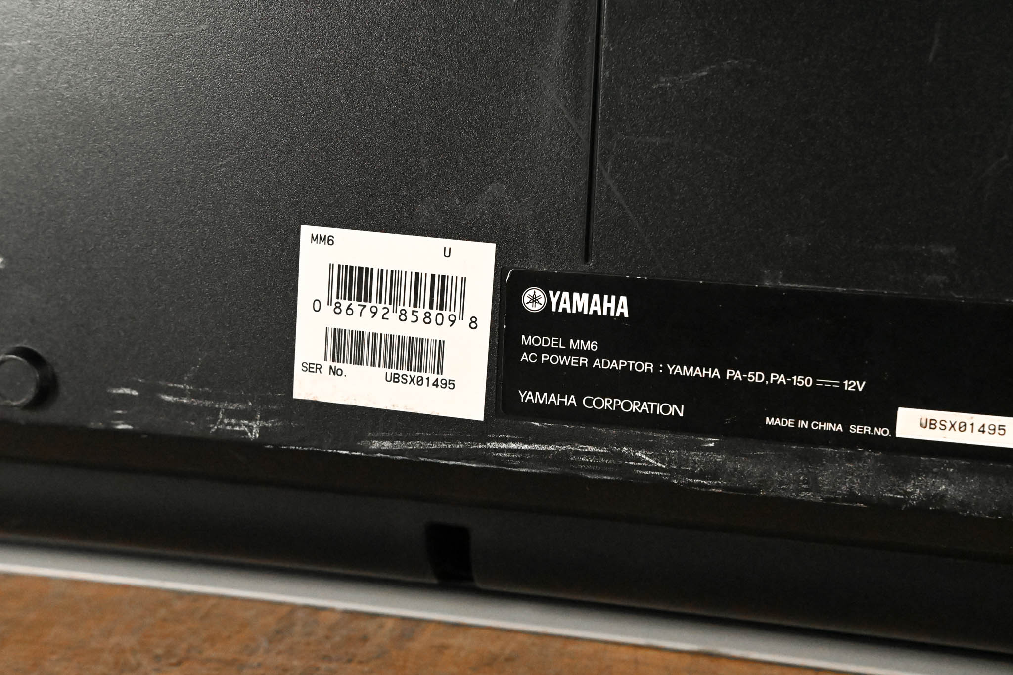 Yamaha MM6 61-Key Synthesizer Keyboard (NO POWER SUPPLY)