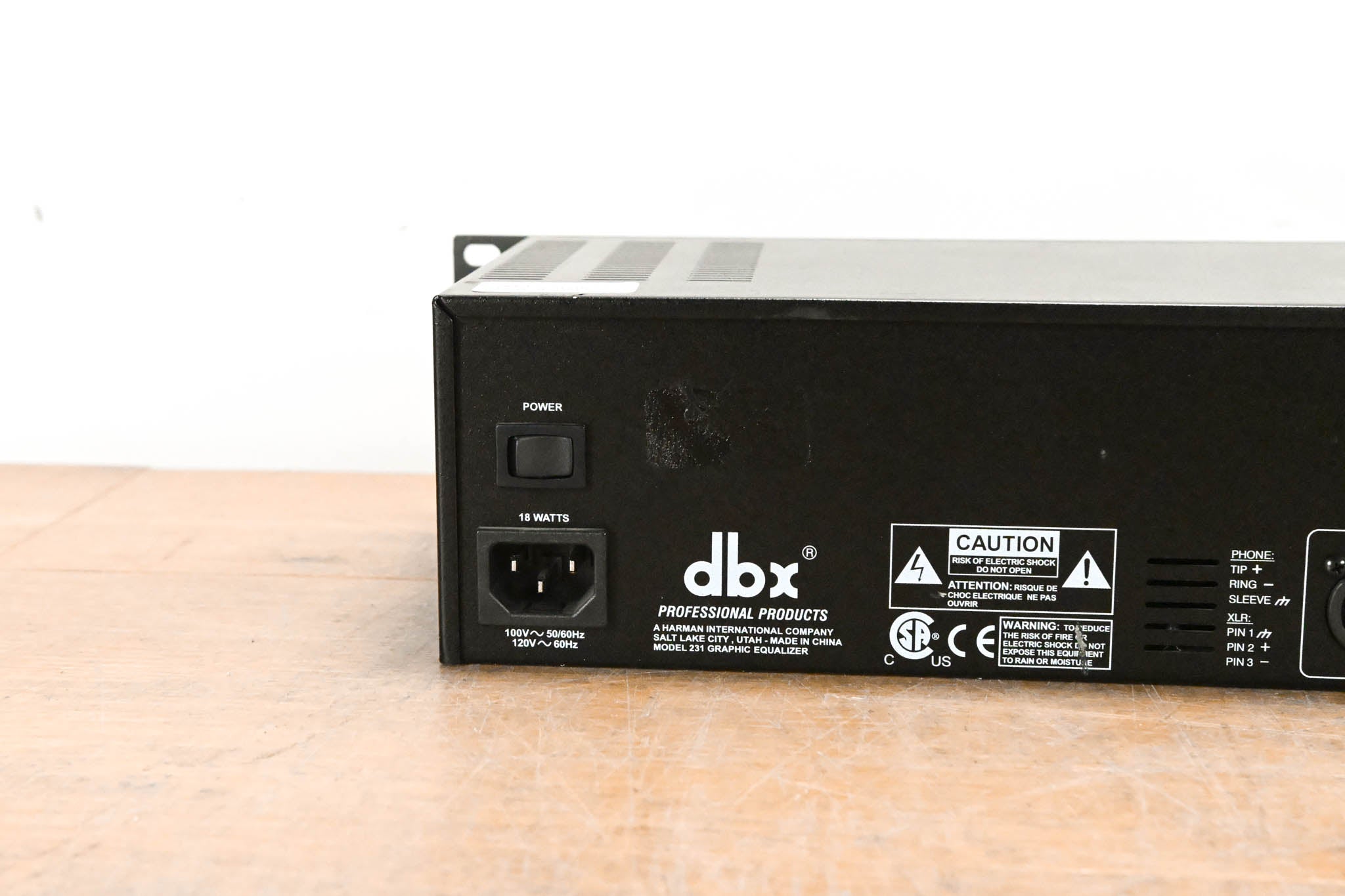 dbx 231 Dual-Channel 31-Band Graphic Equalizer