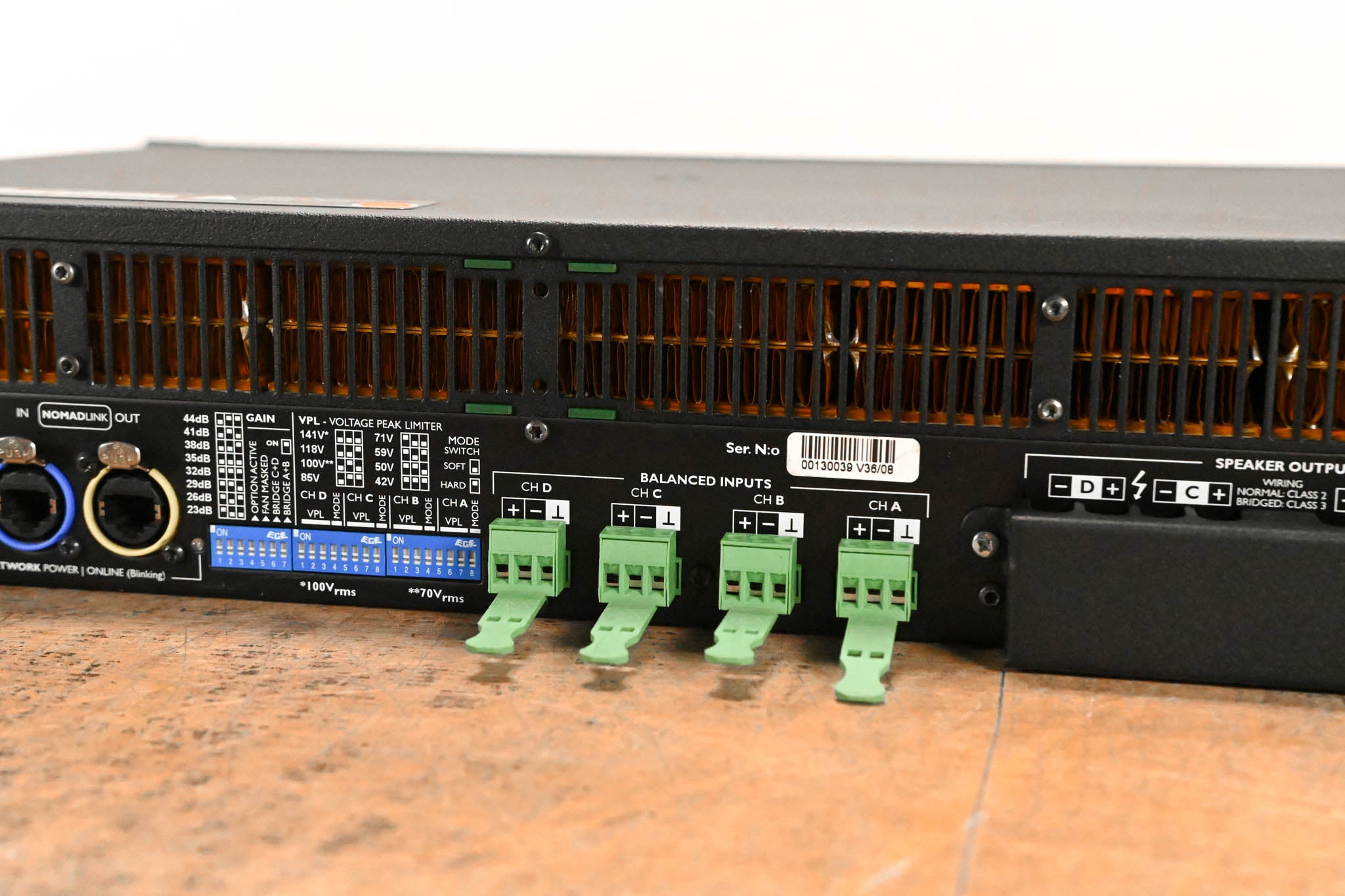 Lab Gruppen C 48:4 4800W 4-Channel Power Amplifier
