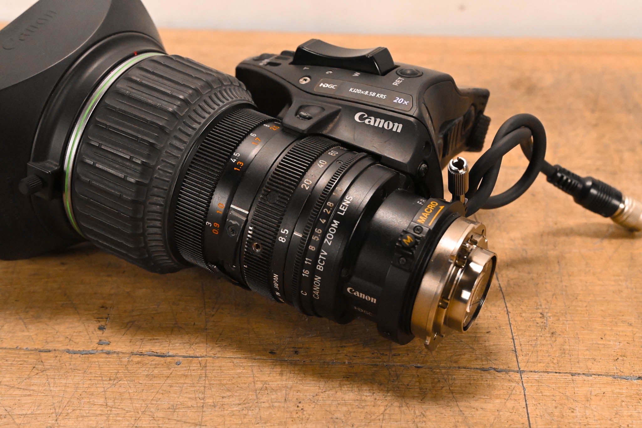 Canon KJ20x8.5B KRS HDgc 20x 2/3" ENG High Definition Telephoto Lens