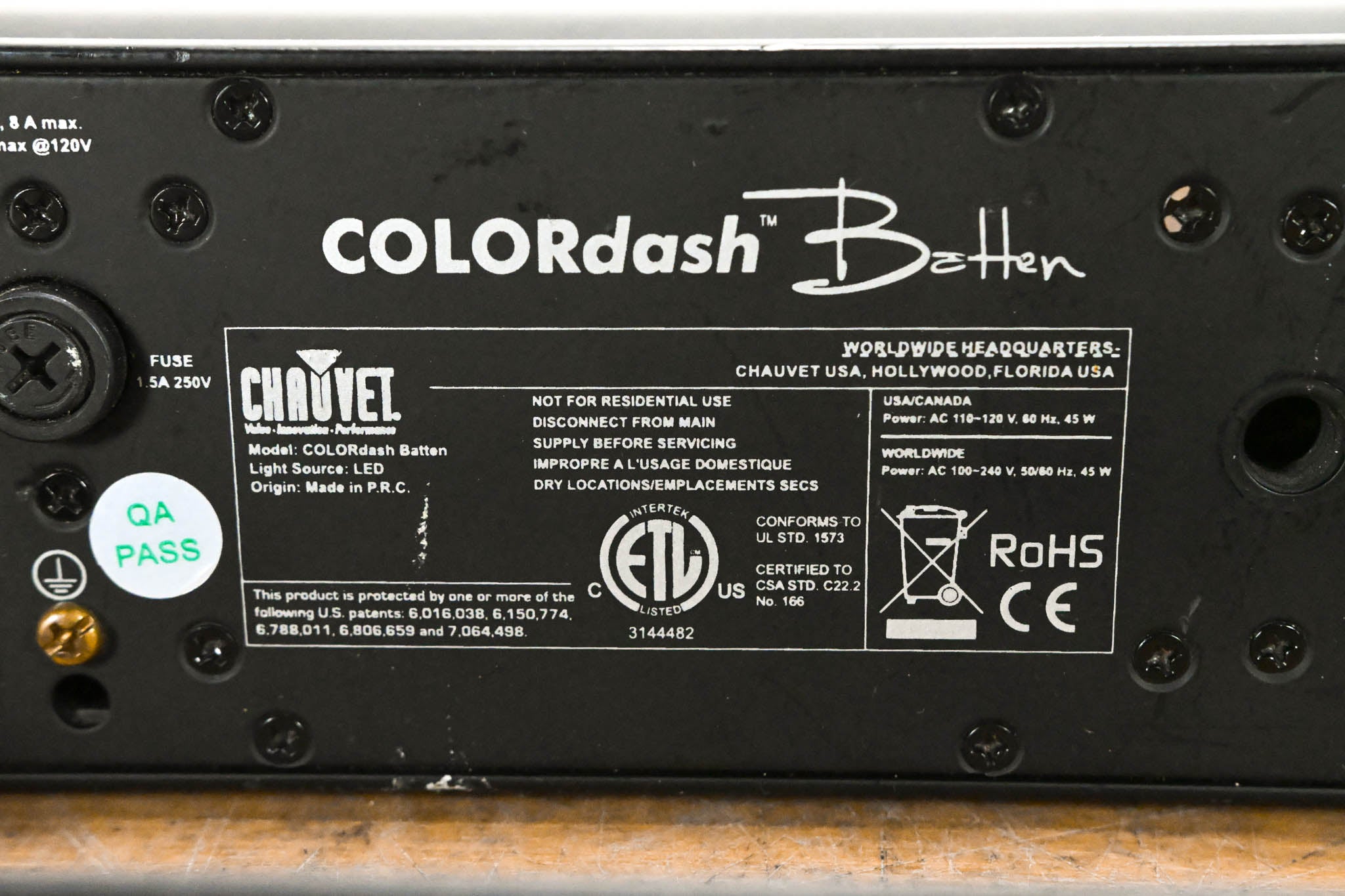 Chauvet COLORdash Batten Linear LED Wash Light