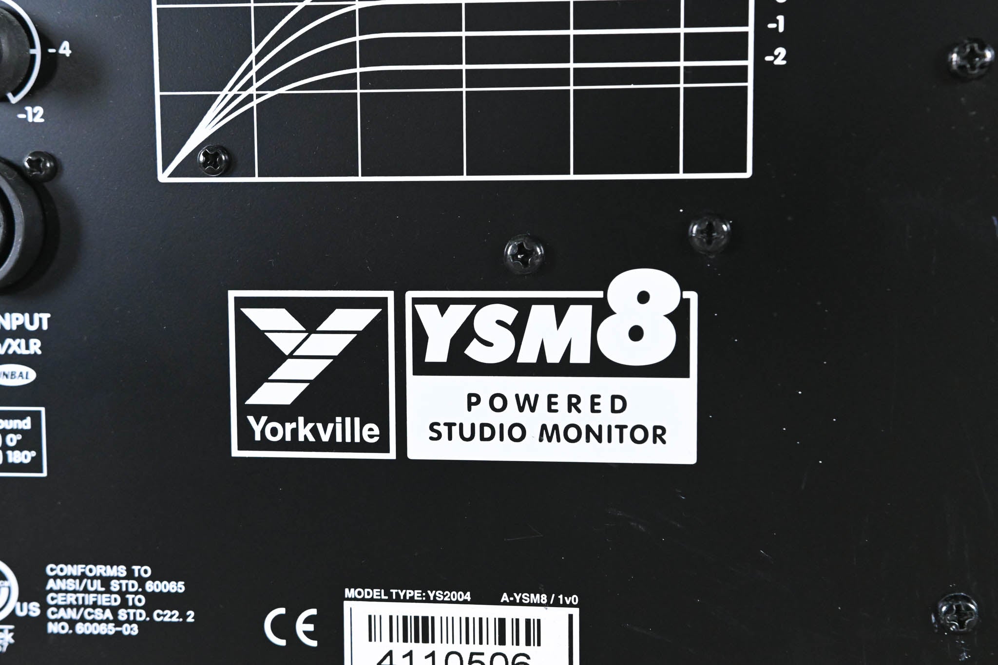 Yorkville YSM8 8" Powered Studio Reference Monitor (PAIR)