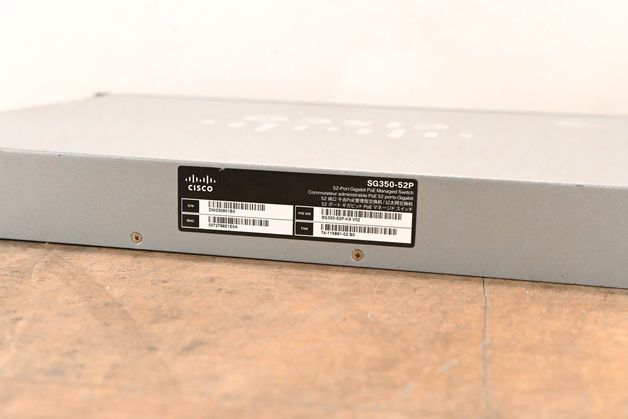Cisco SG350-52P 52-Port Gigabit PoE Managed Switch