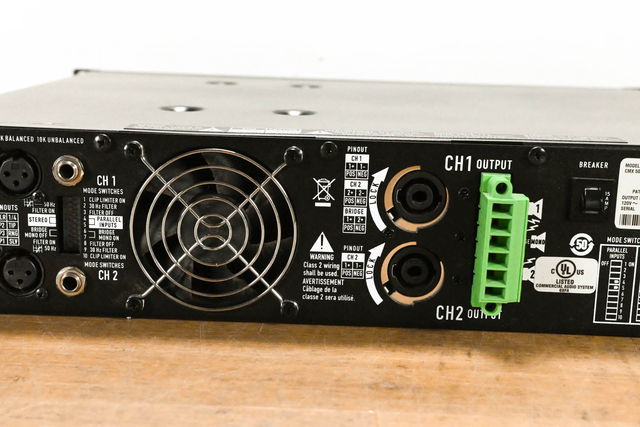 QSC CMX500Va 2-Channel Power Amplifier