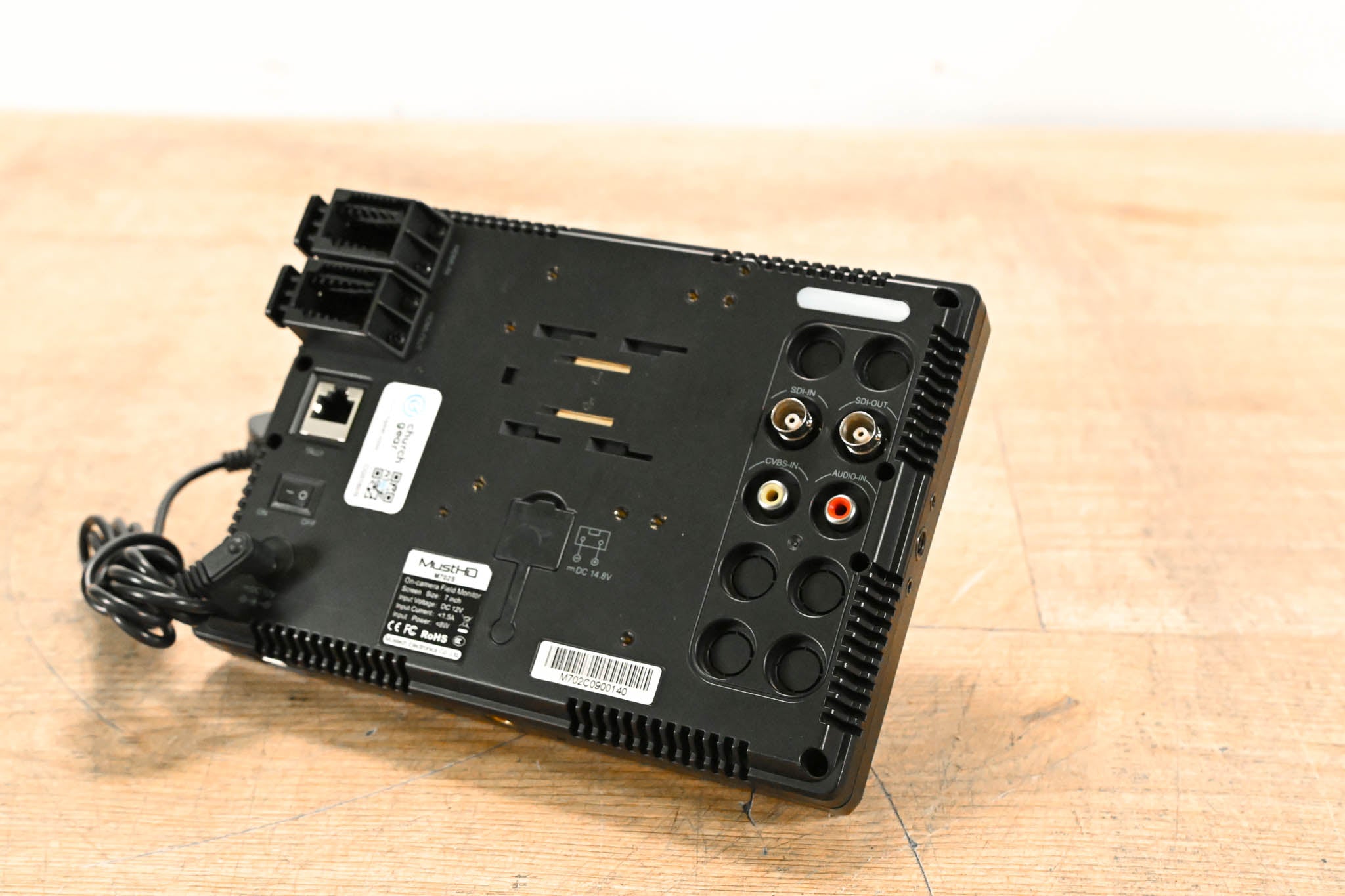 MustHD M702S 7" 4K 3G-SDI & HDMI IPS On-Camera Monitor