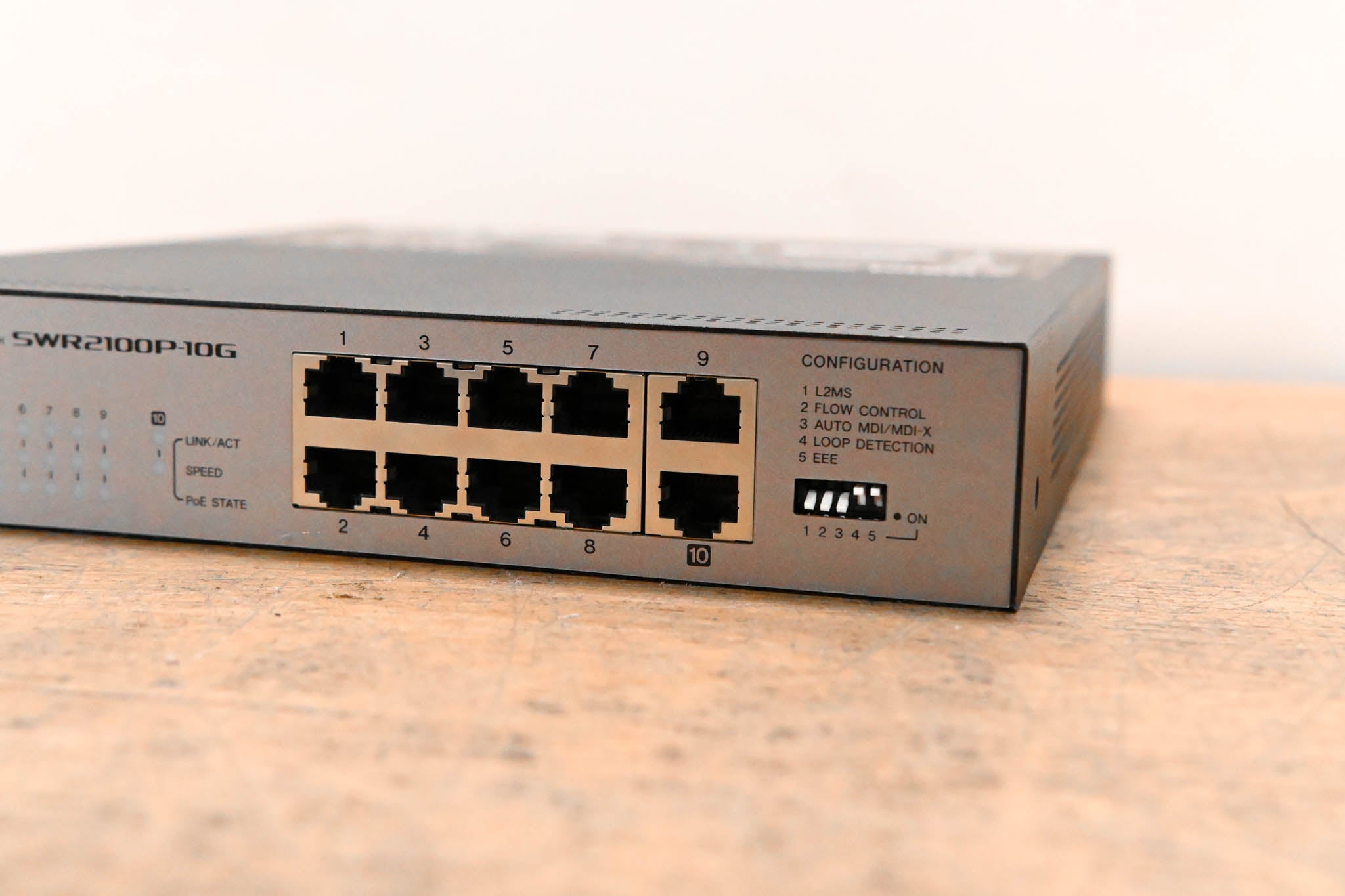 Yamaha SWR2100P-10G 10-port L2 Network Switch with PoE