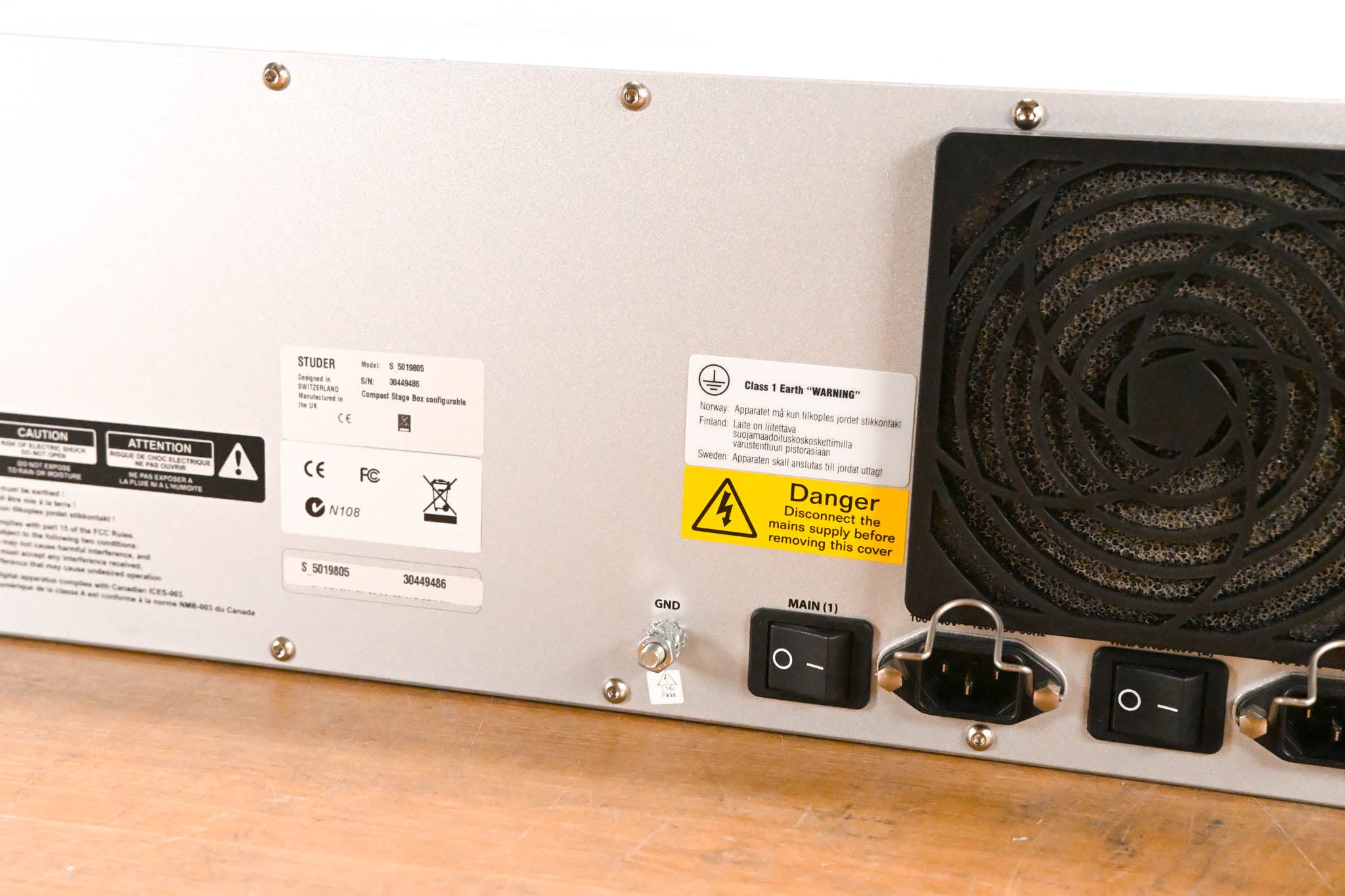 Studer Compact Stagebox - 48 Mic/Line Inputs